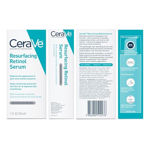 Thumbnail 7 de CeraVe Resurfacing Retinol Face Serum with Niacinamide, Pore Minimizer, 1oz