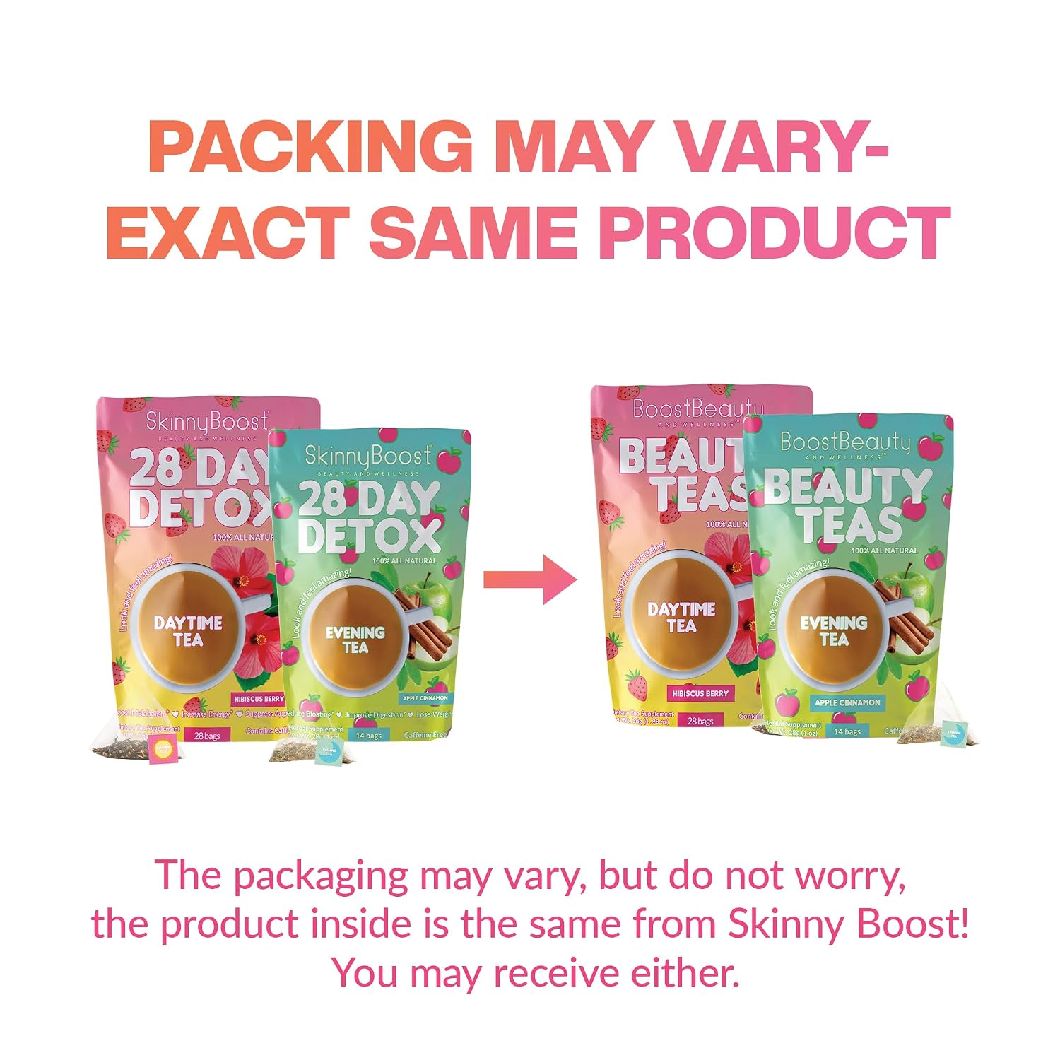 Detalle de SkinnyBoost Detox Tea Kit 2-Pack