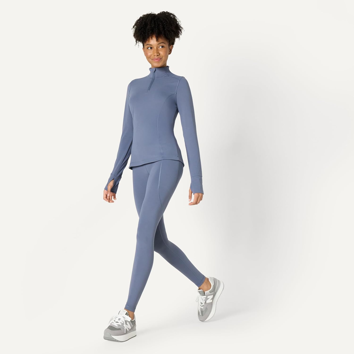 Thumbnail 4 de Amazon Essentials Women's Active FormFlex Buttery Soft Slim Fit Quarter Zip Long Sleeve Pullover Jacket