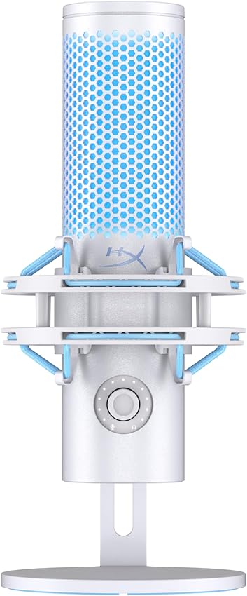 Detalle de HyperX Quadcast 2 Frost — micrófono USB para streaming 🎤
