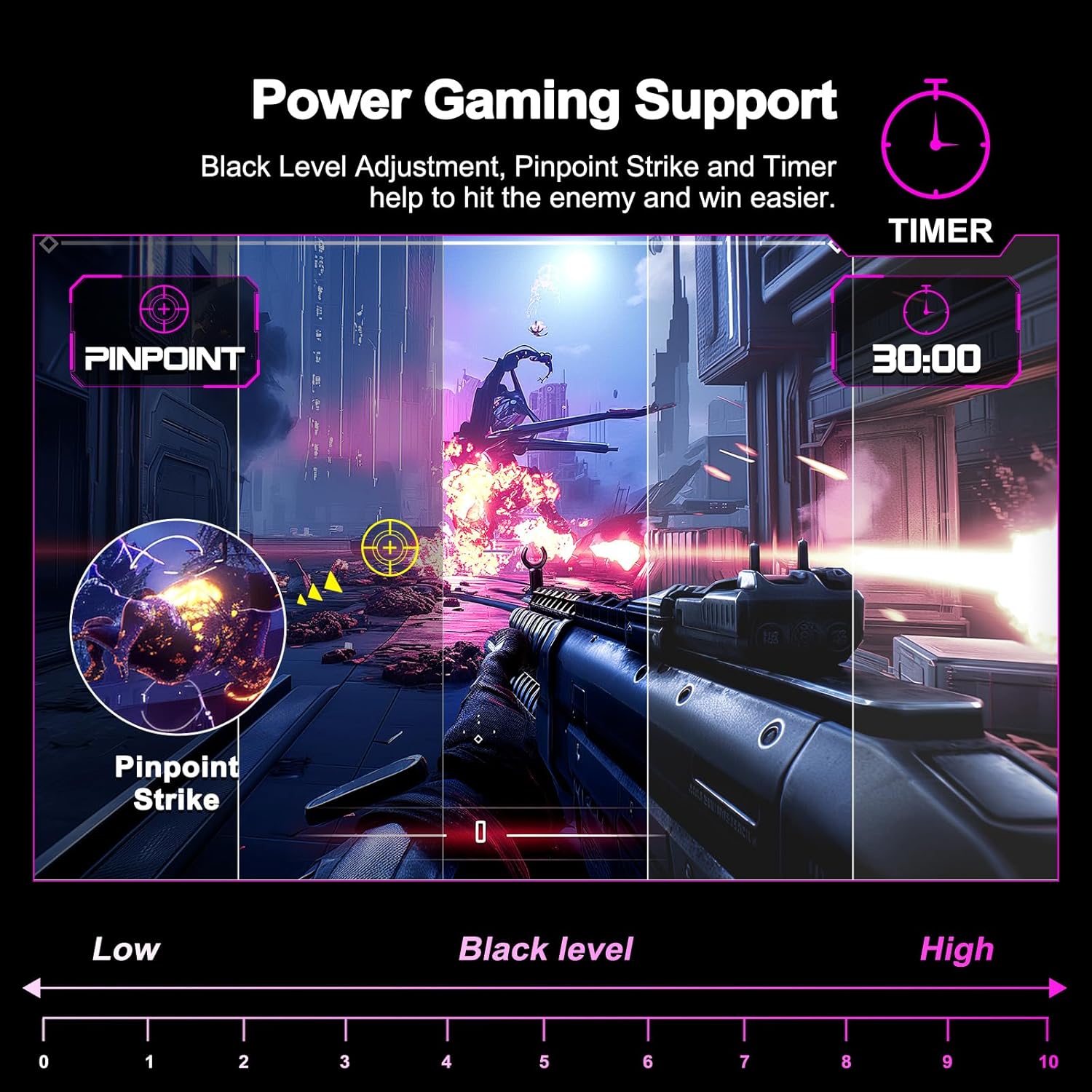 Thumbnail 4 de Minifire MFG24C1 24in Curved Gaming Monitor 180Hz