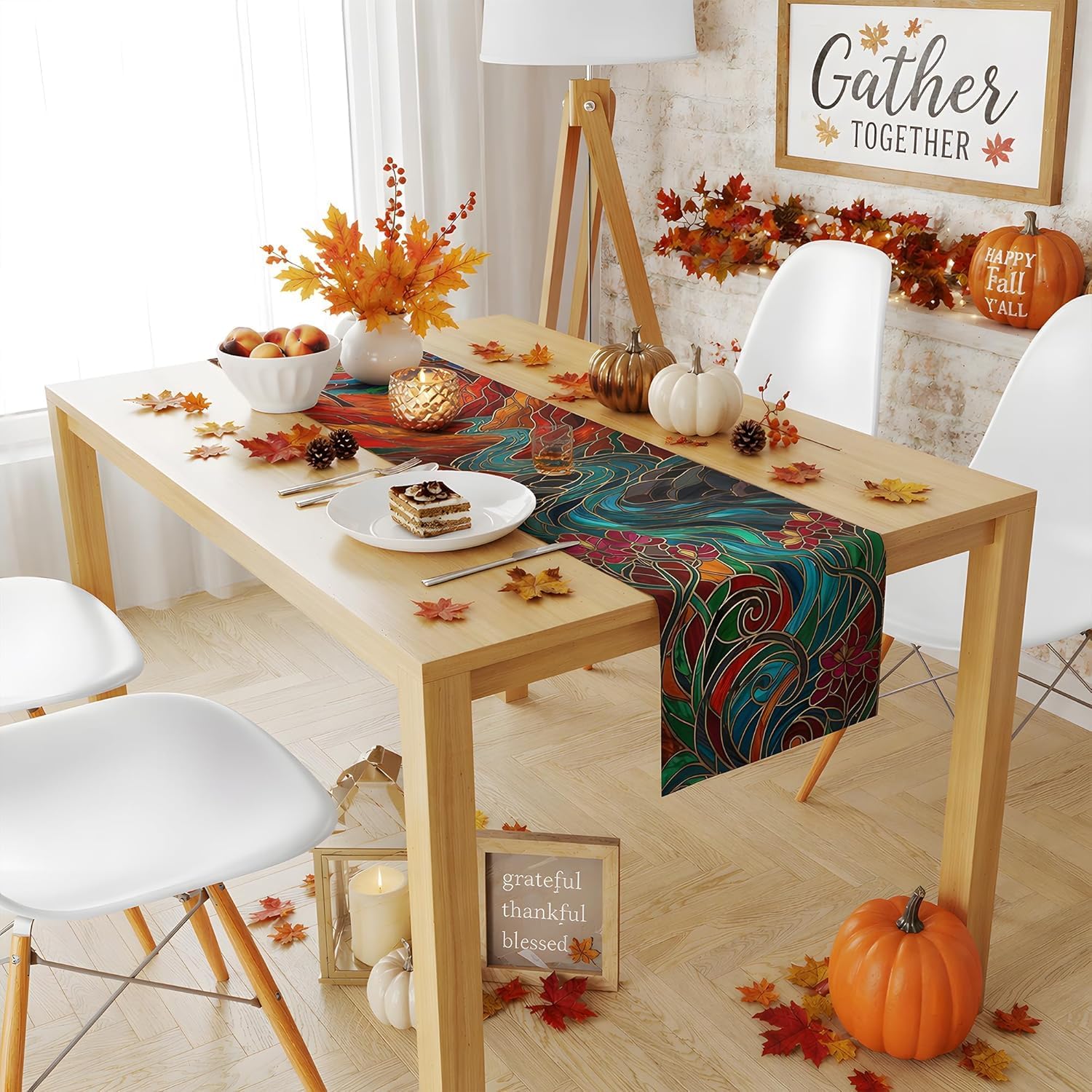 Detalle 1 de Fall Table Runner in Polyester