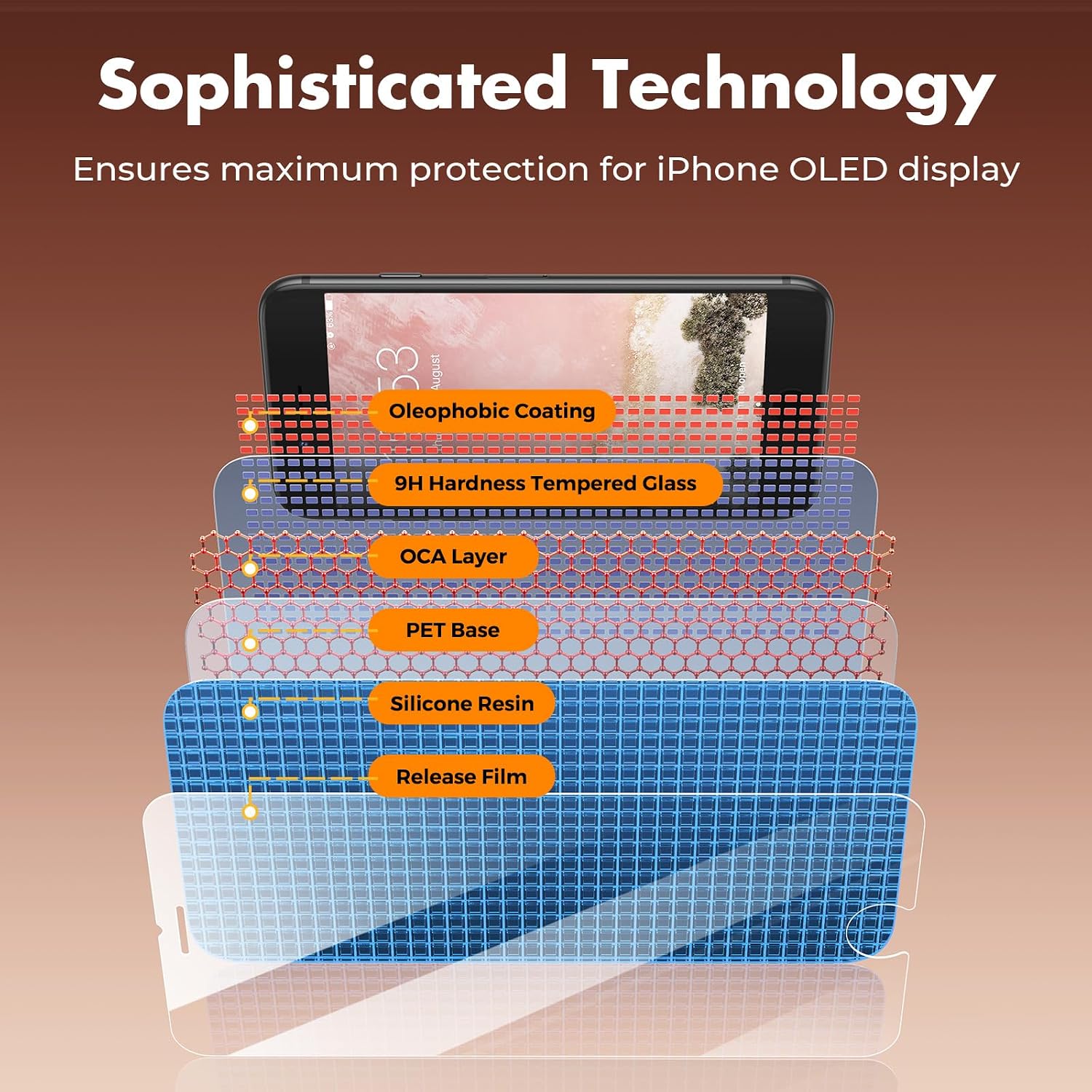 Thumbnail 6 de UNBREAKcable Shatterproof Tempered Glass 2-Pack for iPhone 4.7"