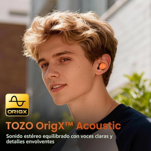 Detalle de TOZO A1: Auriculares inalámbricos Bluetooth ideales para oídos pequeños