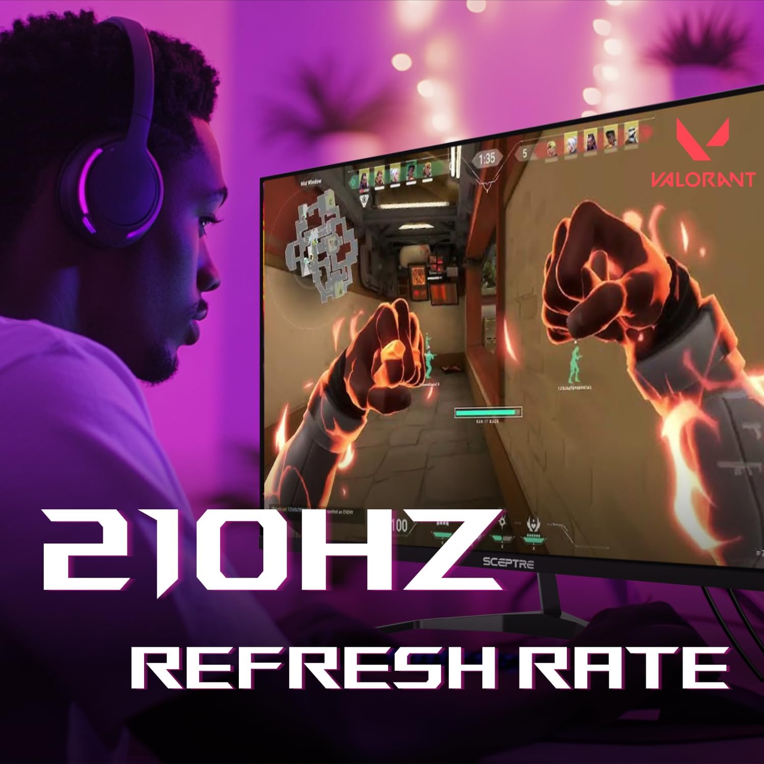 Detalle de Sceptre 32-inch gaming monitor