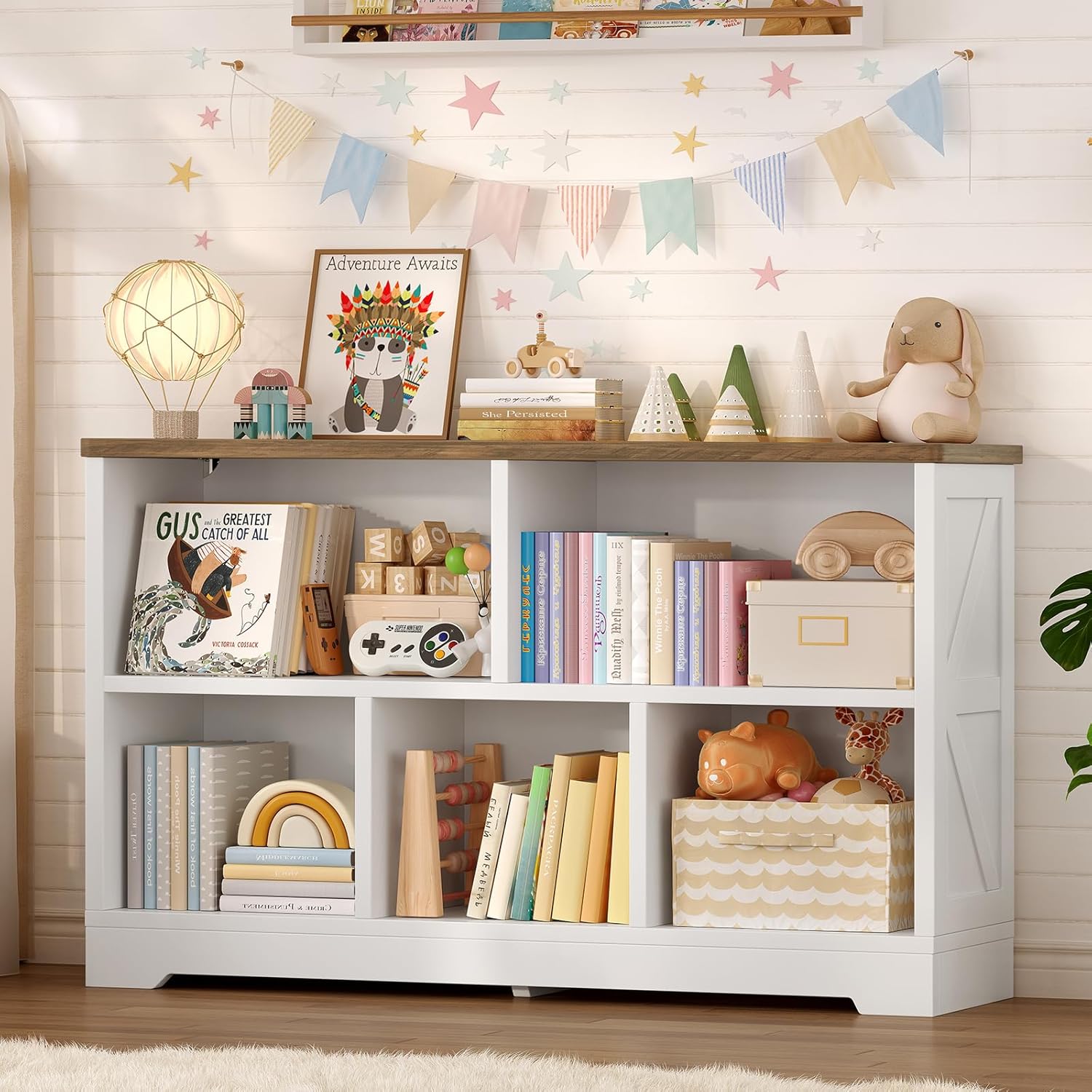 Detalle 2 de TEENFON Cube Storage Bookshelf, 5-Cube
