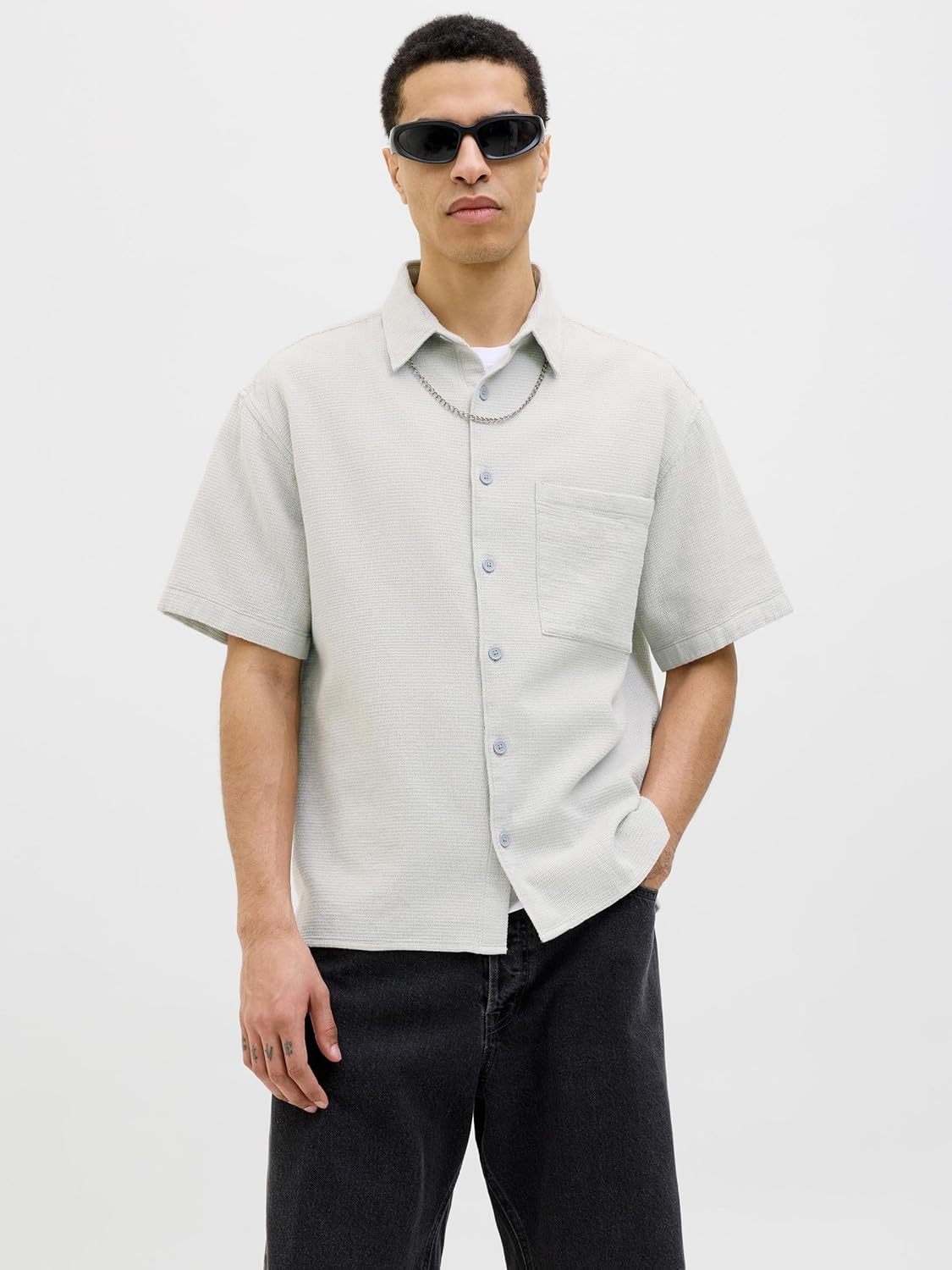 Thumbnail 6 de JACK & JONES Jcodynamic Waffle T-Shirt SS Se25 Homme