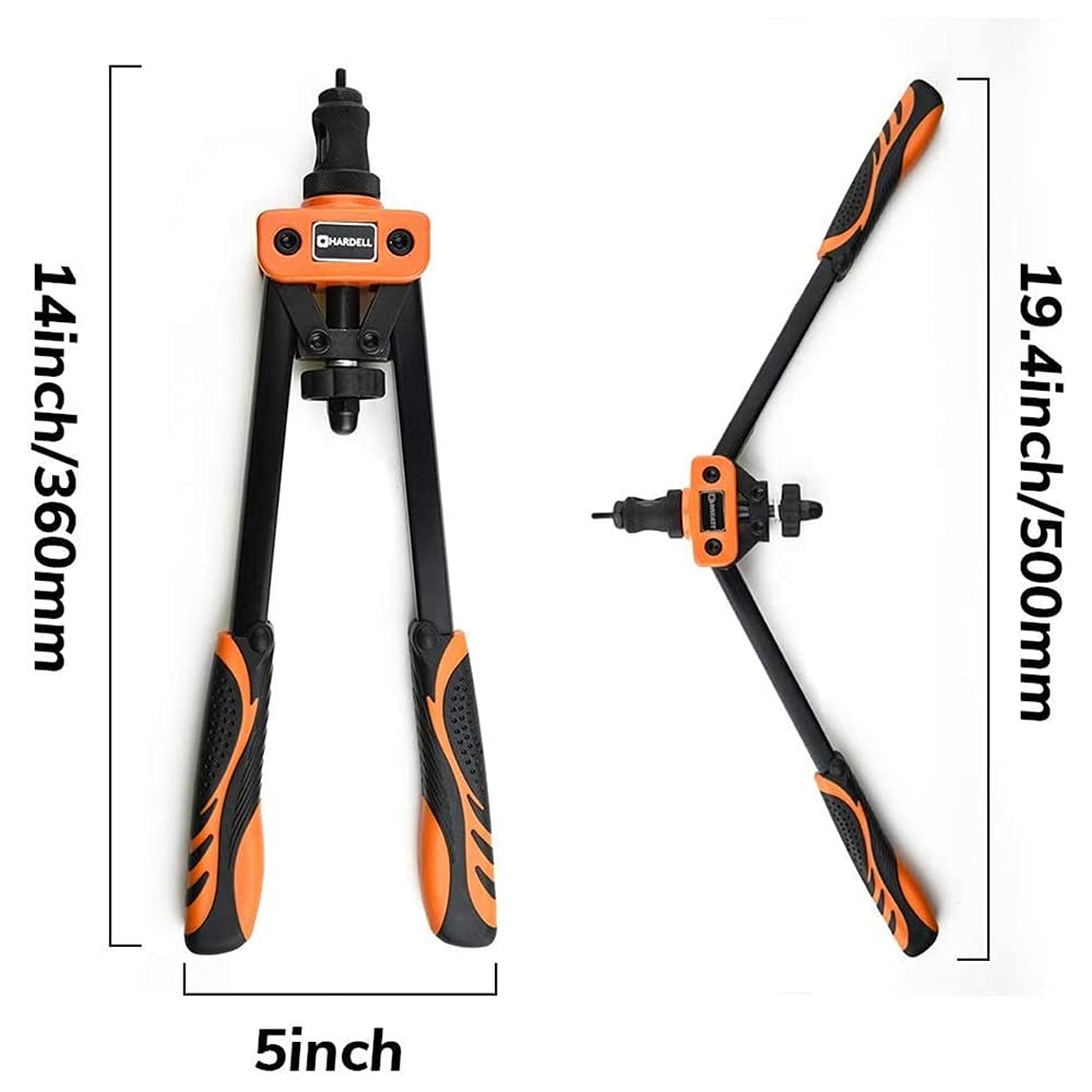 Thumbnail 5 de HARDELL Rivet Nut Pliers 14" with 150 rivet nuts 🛠