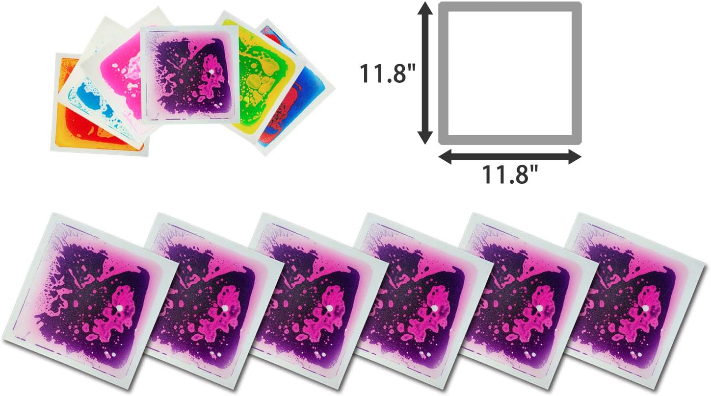 Detalle de Art3d 1-Pack Fancy Liquid Floor Tile for Kids Room (Purple)