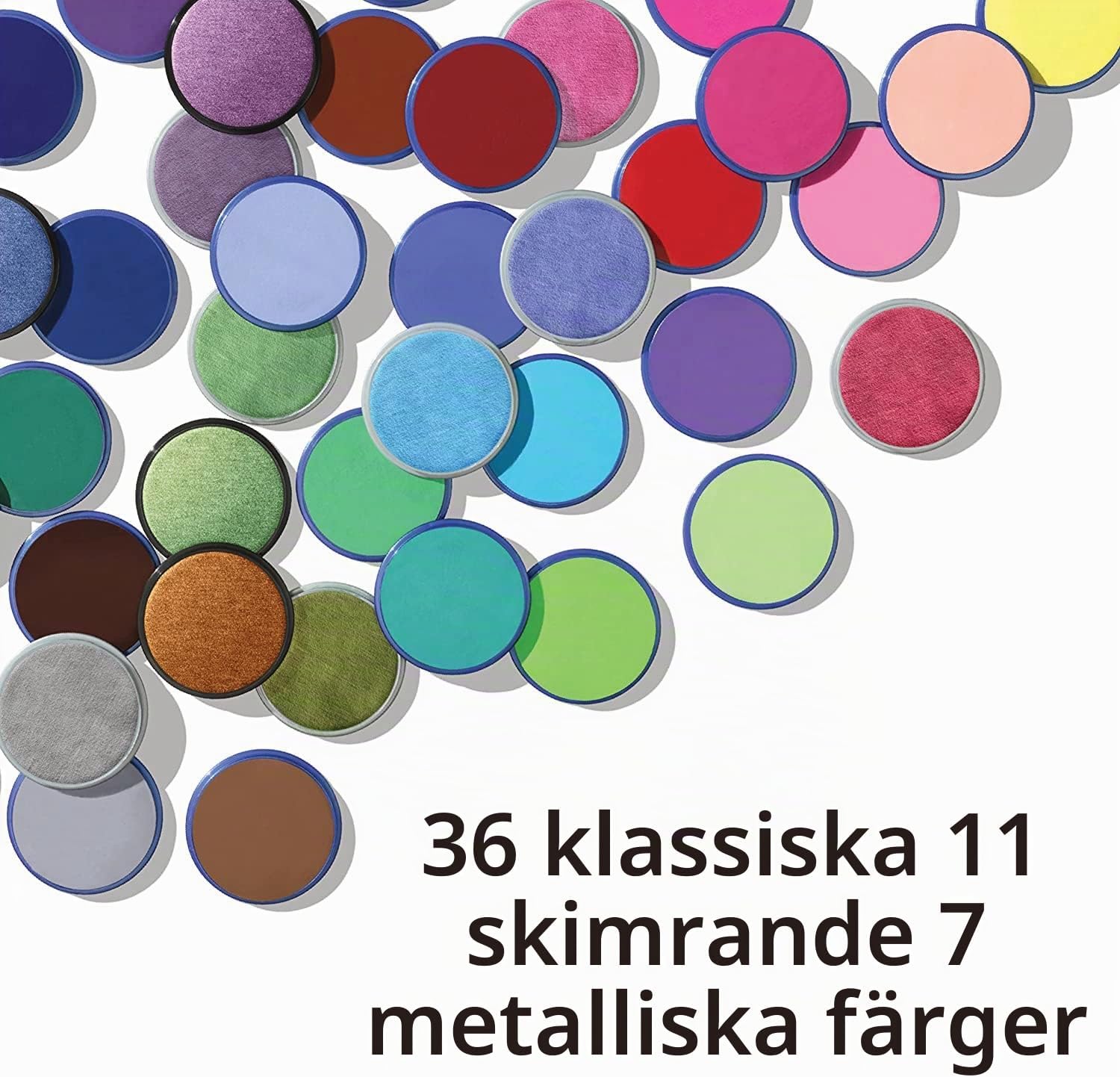 Detalle 2 de Snazaroo mörkgrå ansikts- och kroppsfärg, vattenbaserad och lätt att tvätta bort