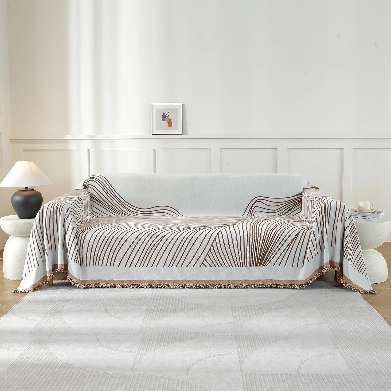 Thumbnail 6 de YSTELLAA Housse de canapé 180×340 cm 🛋