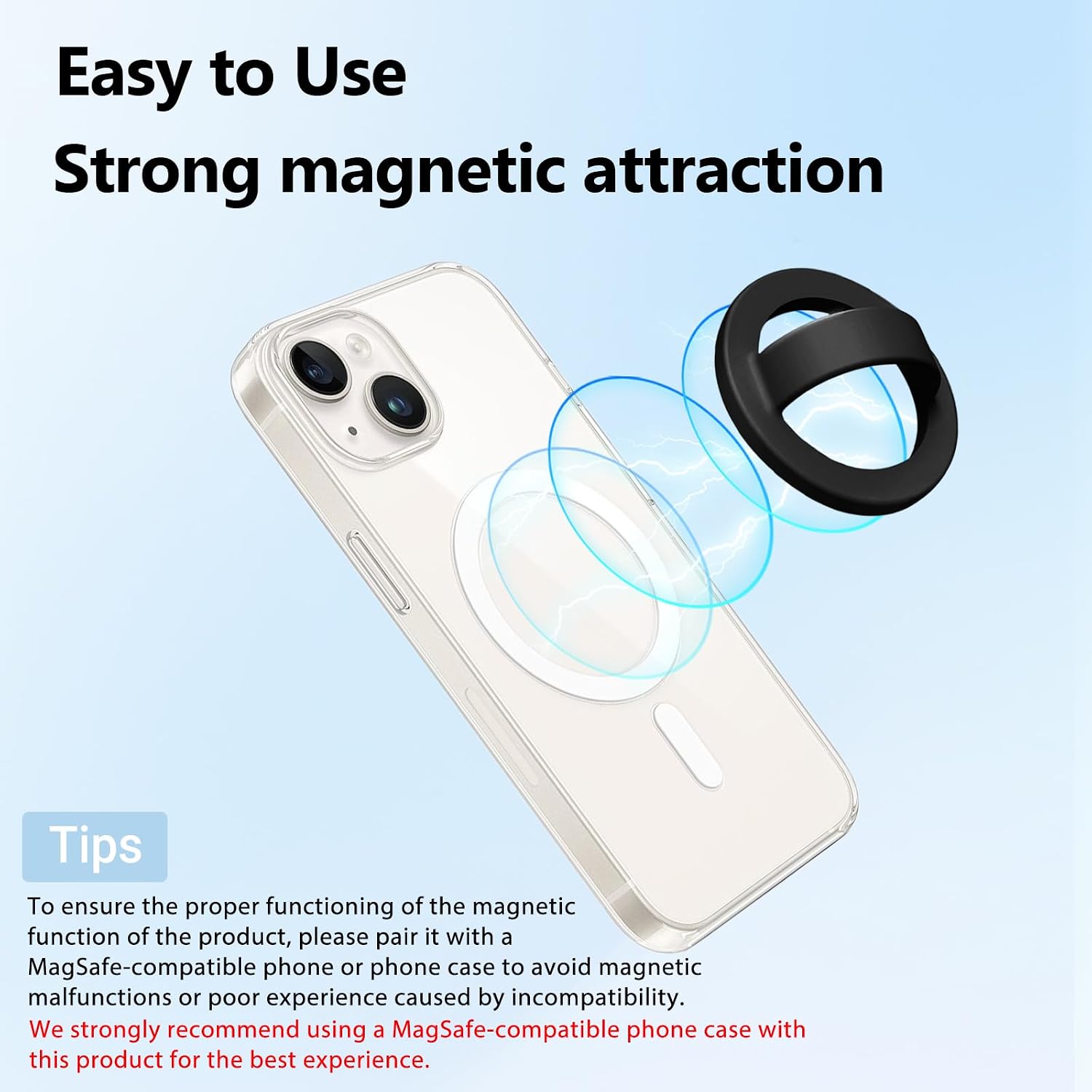 Detalle 2 de Magnetic Silicone Ring Grip