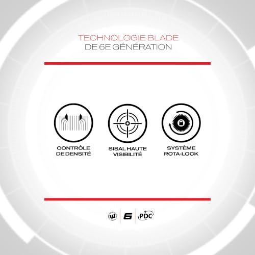 Detalle de WINMAU Darts Blade 6 — Cible de Fléchettes Sisal Professionnelle