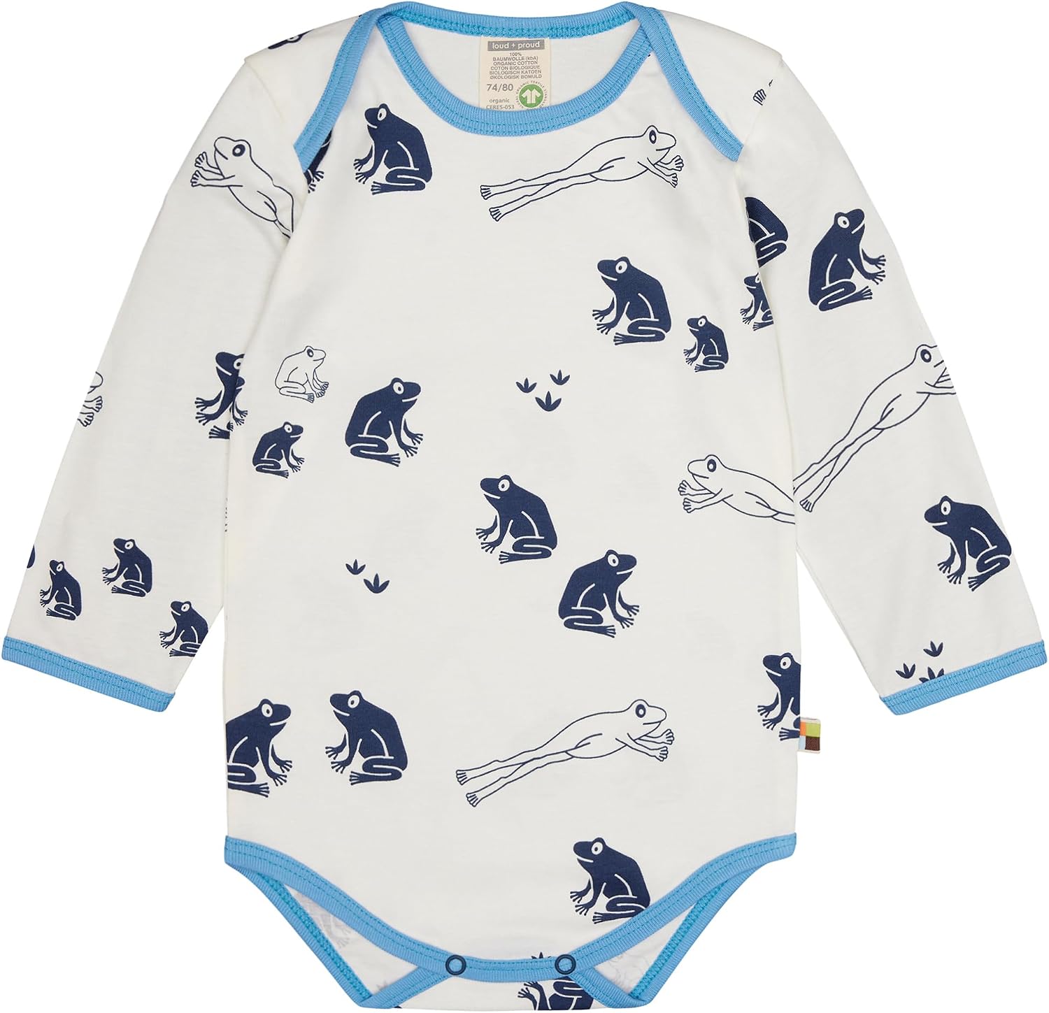 Thumbnail 3 de Loud + Proud Body a manica lunga in cotone bio certificato GOTS – Unisex neonati