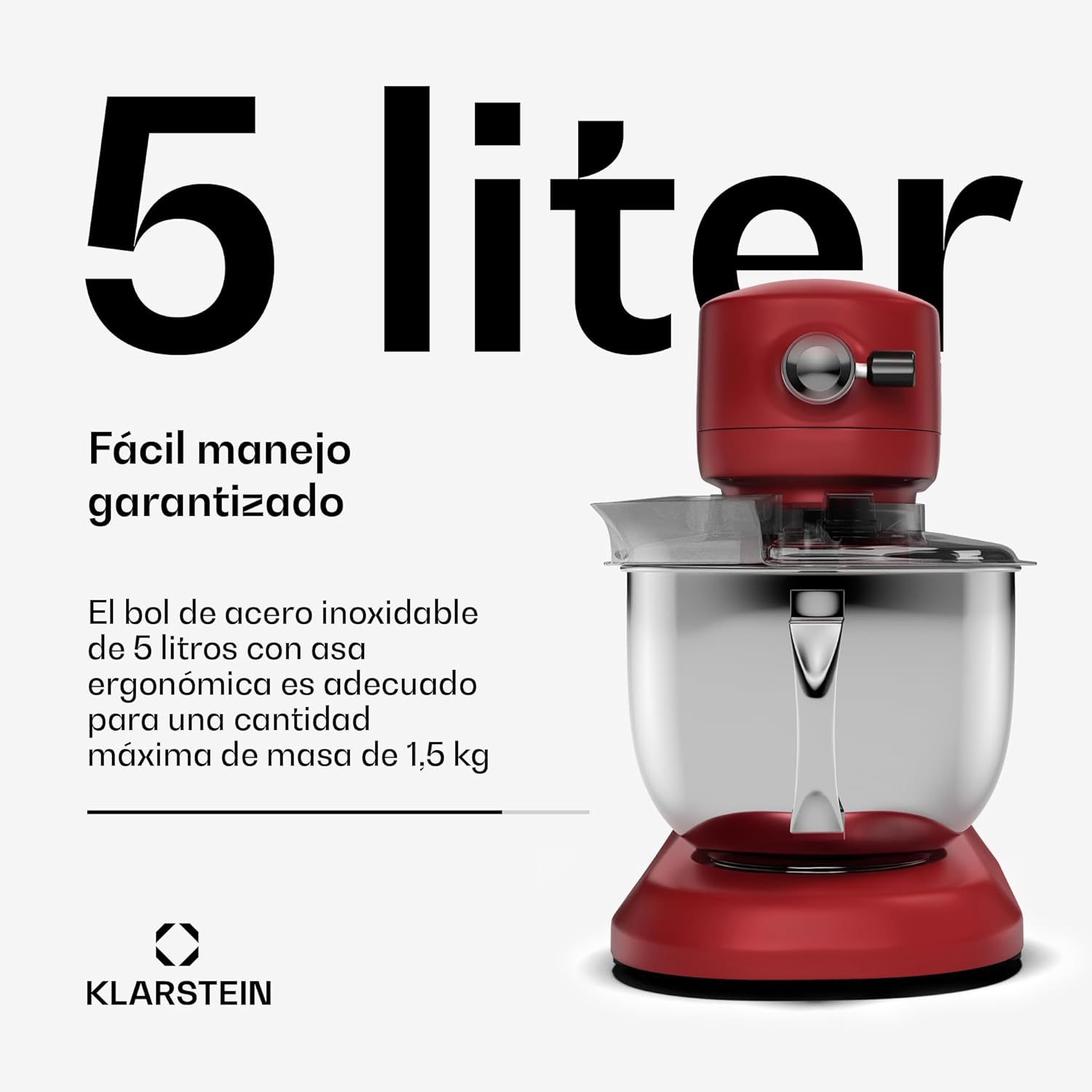 Thumbnail 3 de Klarstein Chiara Robot de Cocina 1600W 5L Silencioso 🥣