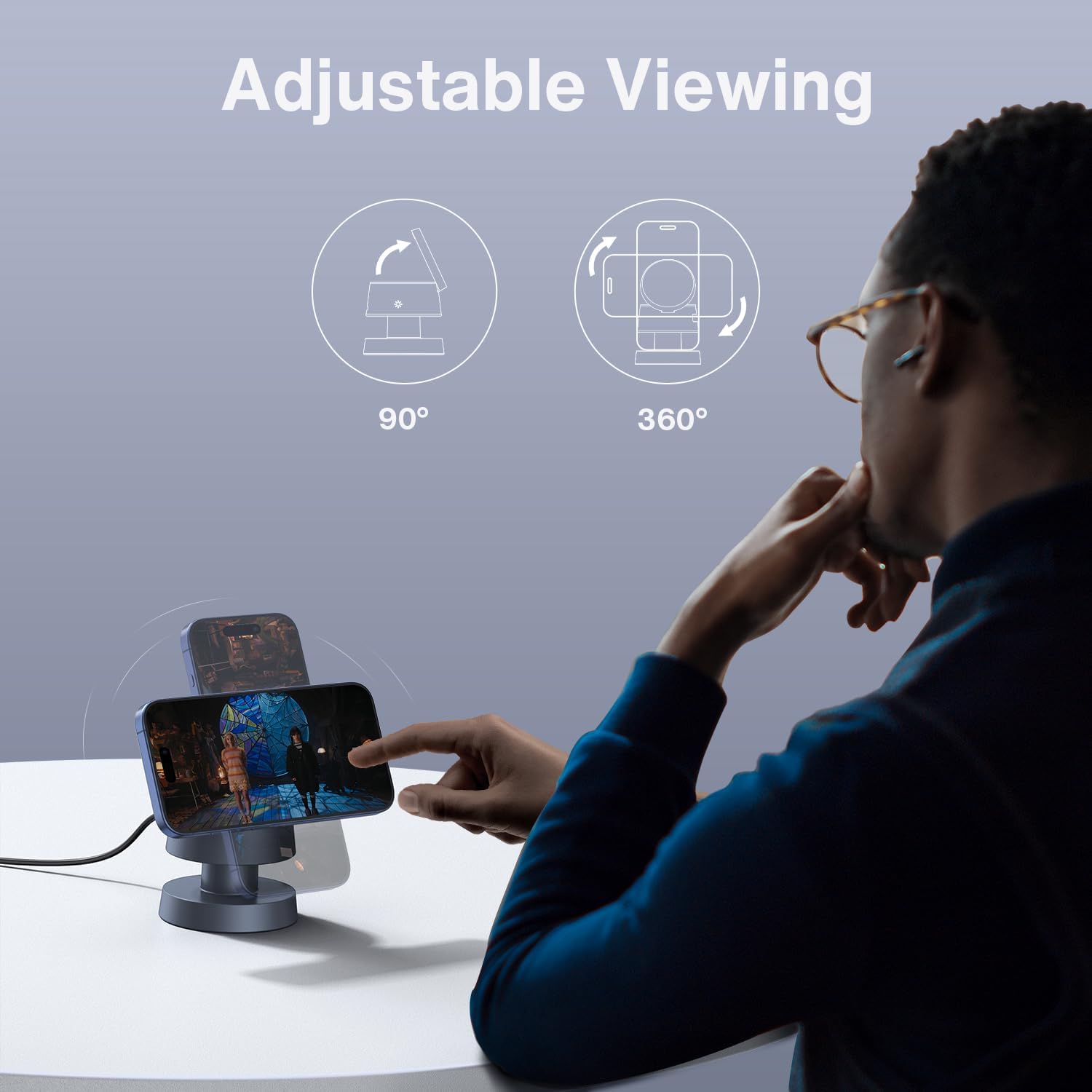 Thumbnail 5 de iVANKY iPhone 16 4-en-1 Cargador Inalámbrico MagSafe