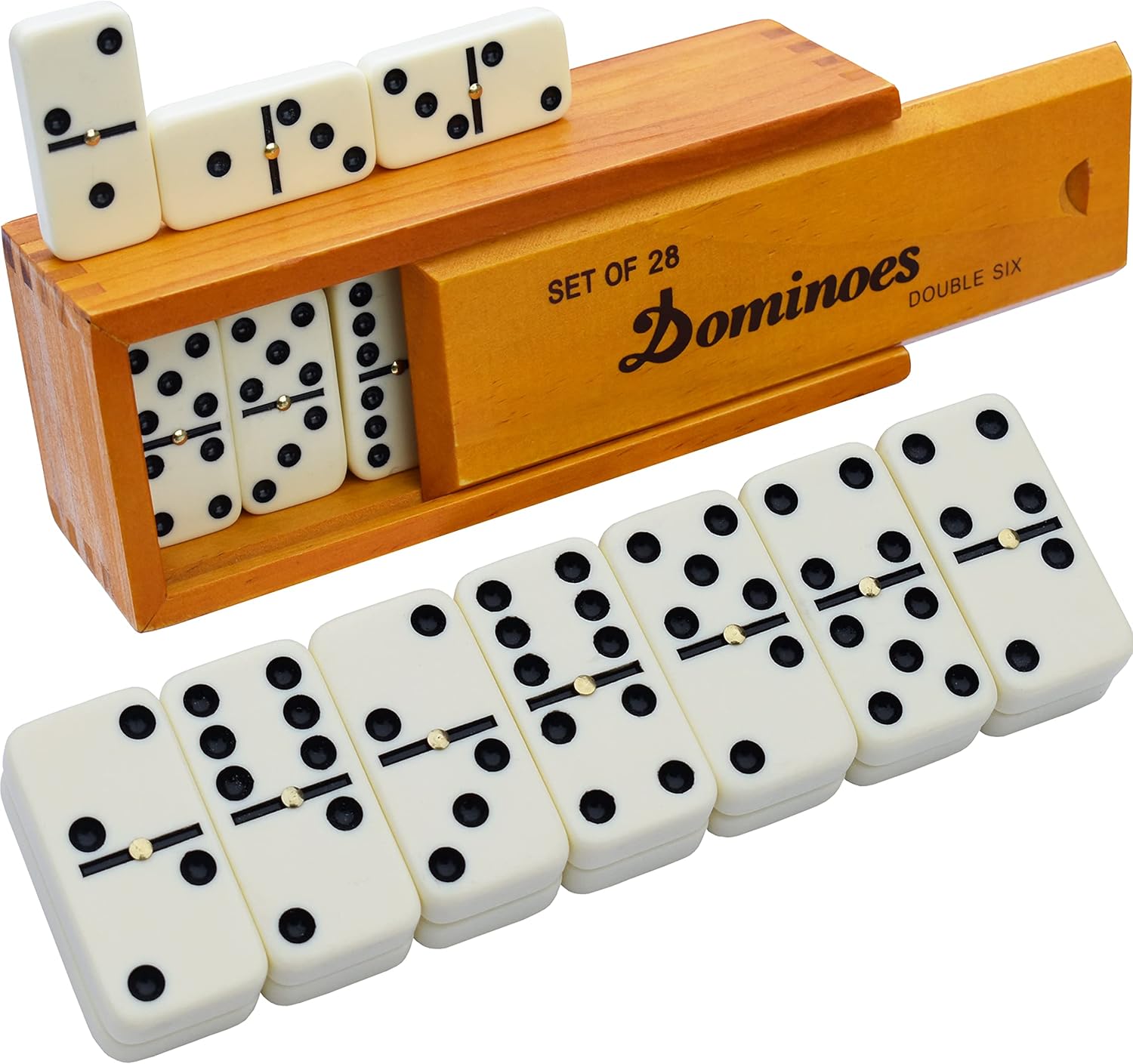 Queensell Dominos Set 28 tiles 🎲