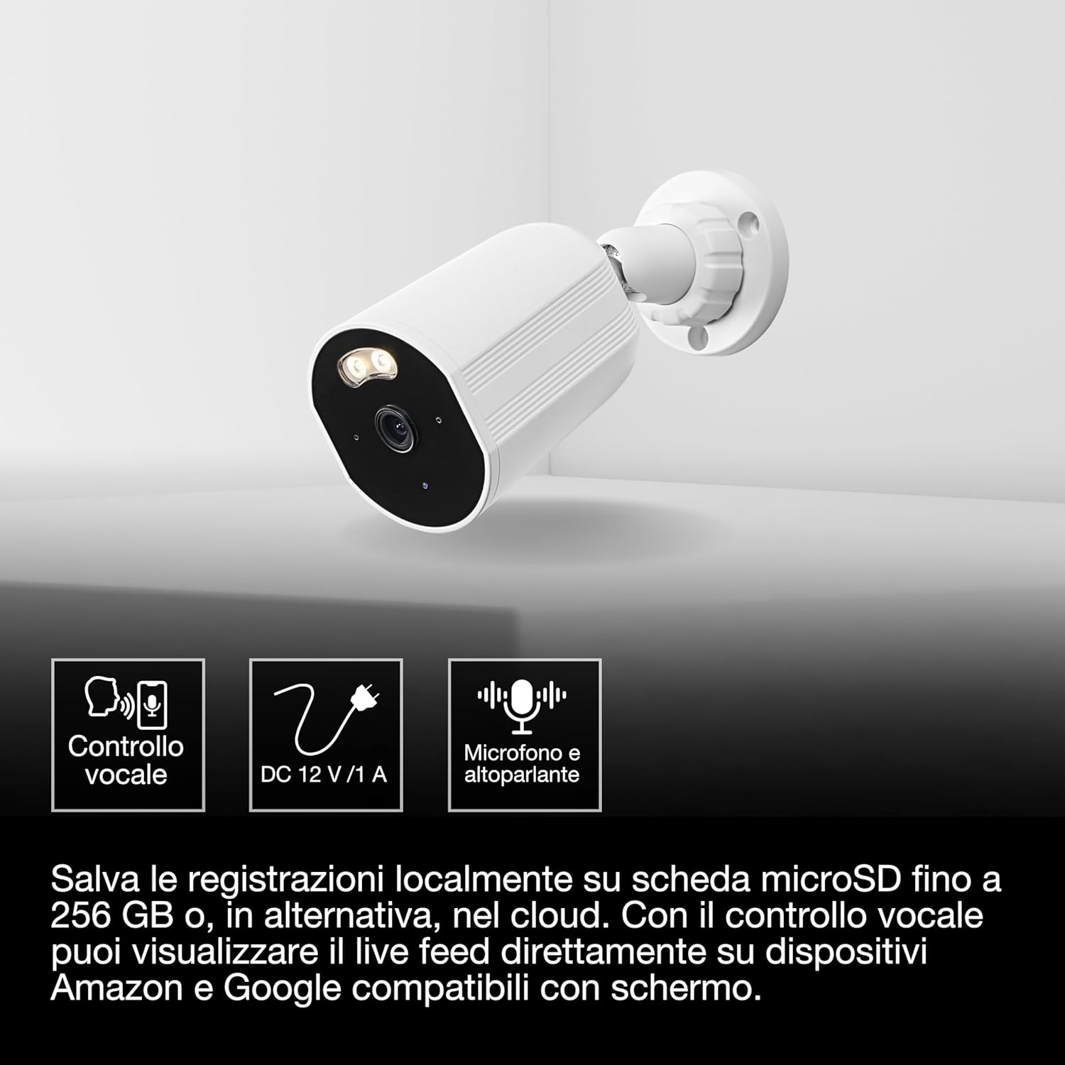 Thumbnail 2 de OSRAM Telecamera da esterno SMART+ WiFi 4MP (2K QHD) IP67 con visione notturna 10 m, audio bidirezionale e Ethernet