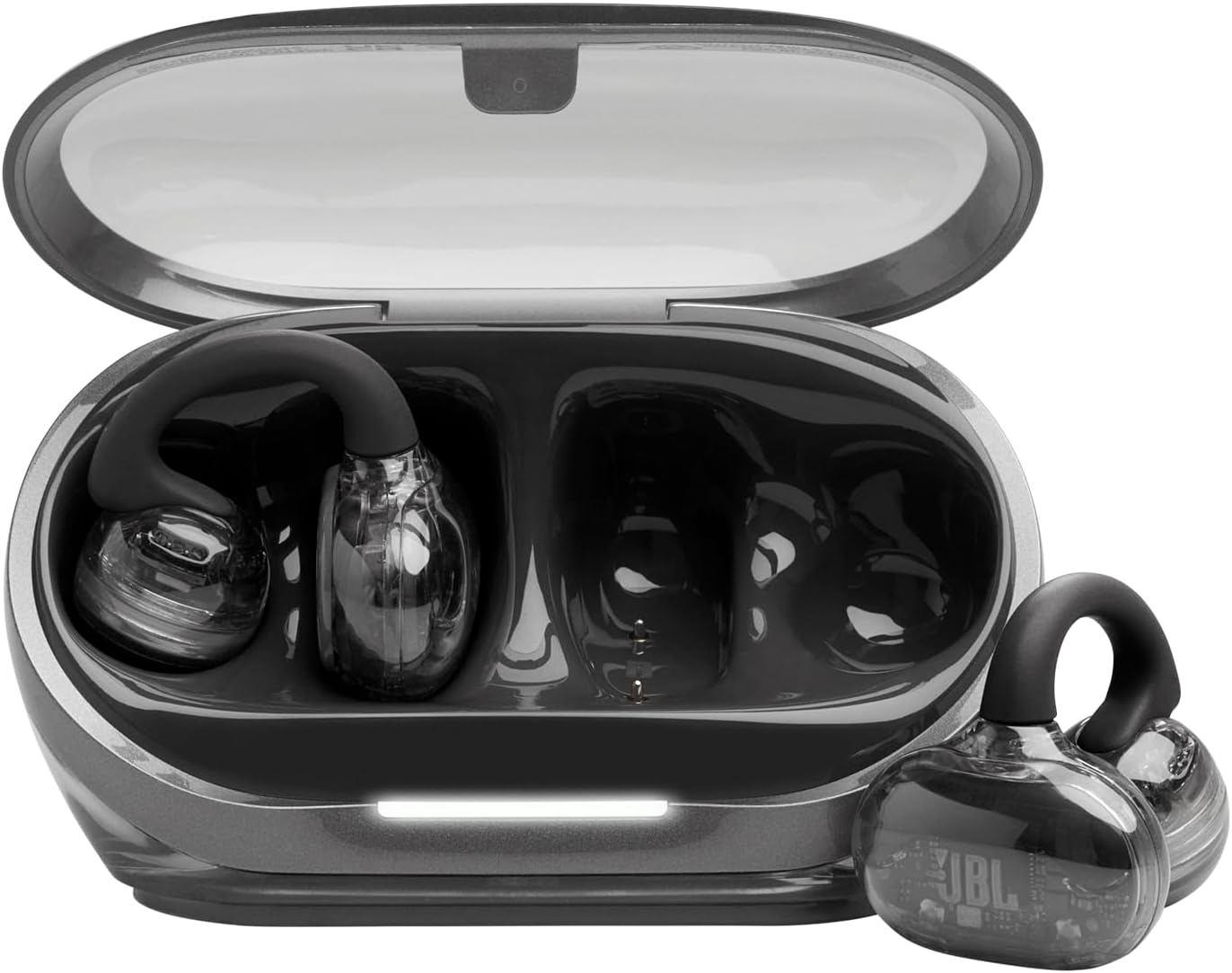 Detalle de JBL Soundgear Clips JBLSNDGEARCLBLKAM Open-Ear Headphones, IP54, 11 mm Driver