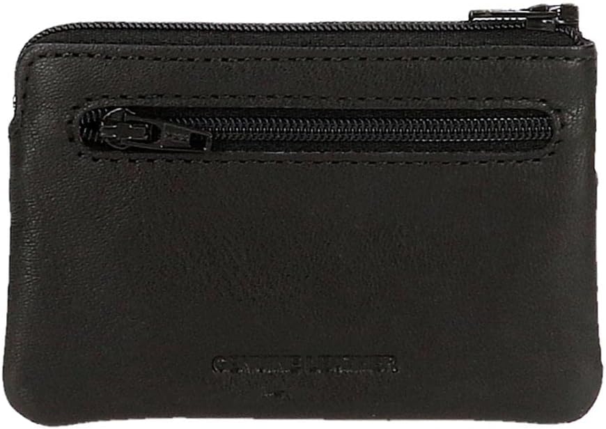 Detalle de joumma bags, s.l. Adept Alan Porte-Monnaie Noir – cuir, 11 x 7 x 1,5 cm