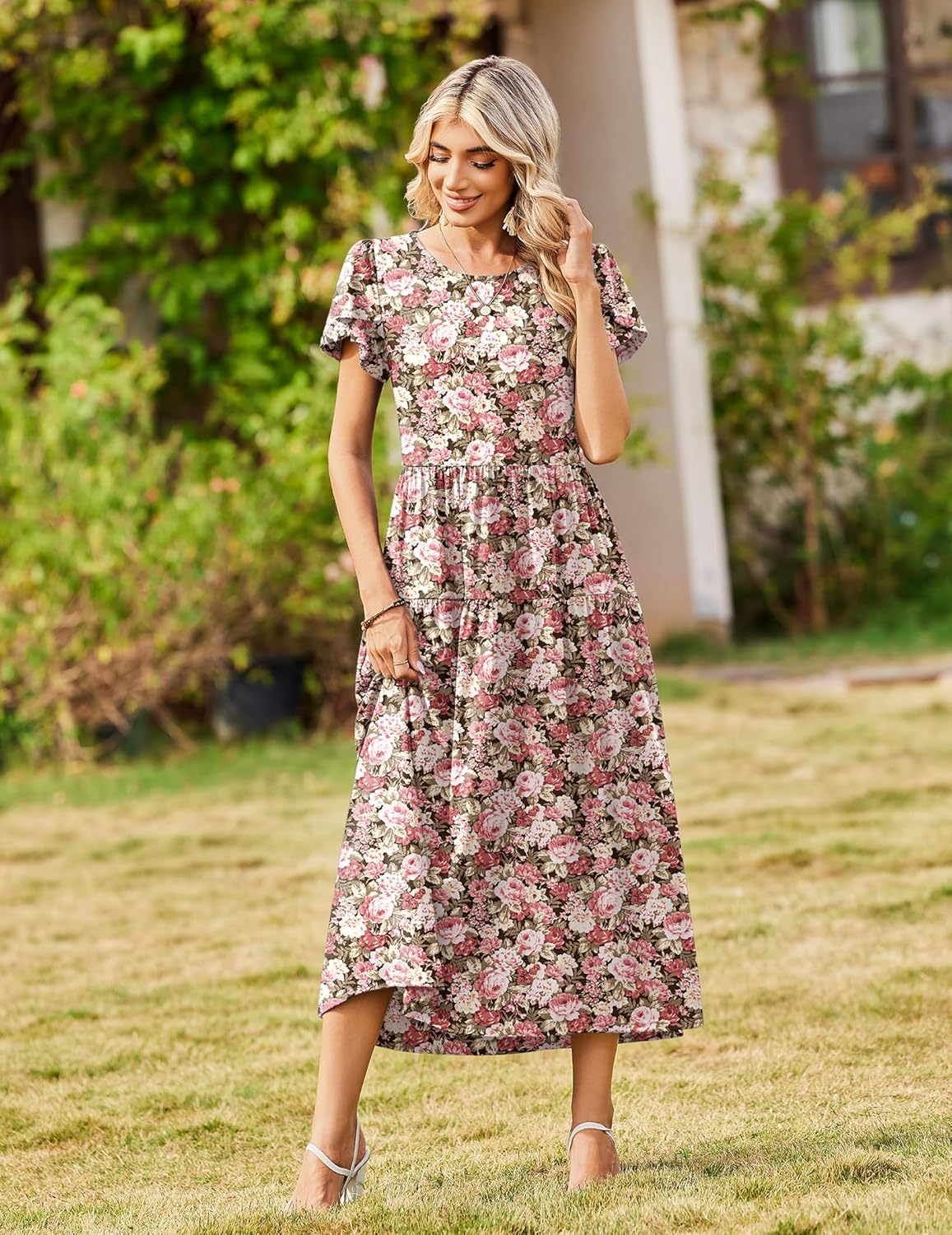 Thumbnail 2 de Zeagoo Summer Dresses for Women 2026 Maxi Bohemian Floral