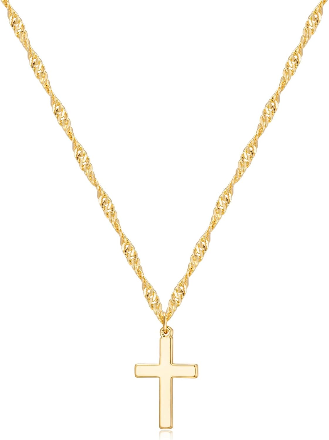 Detalle de GRCLD Cross Necklace, Brass