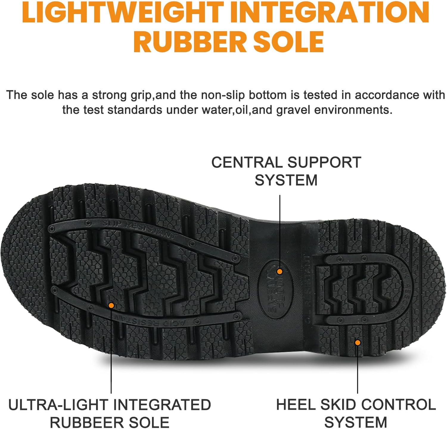 Thumbnail 3 de SAFETY LOONG Work Boots for Men: Waterproof Soft Toe Leather Workboots