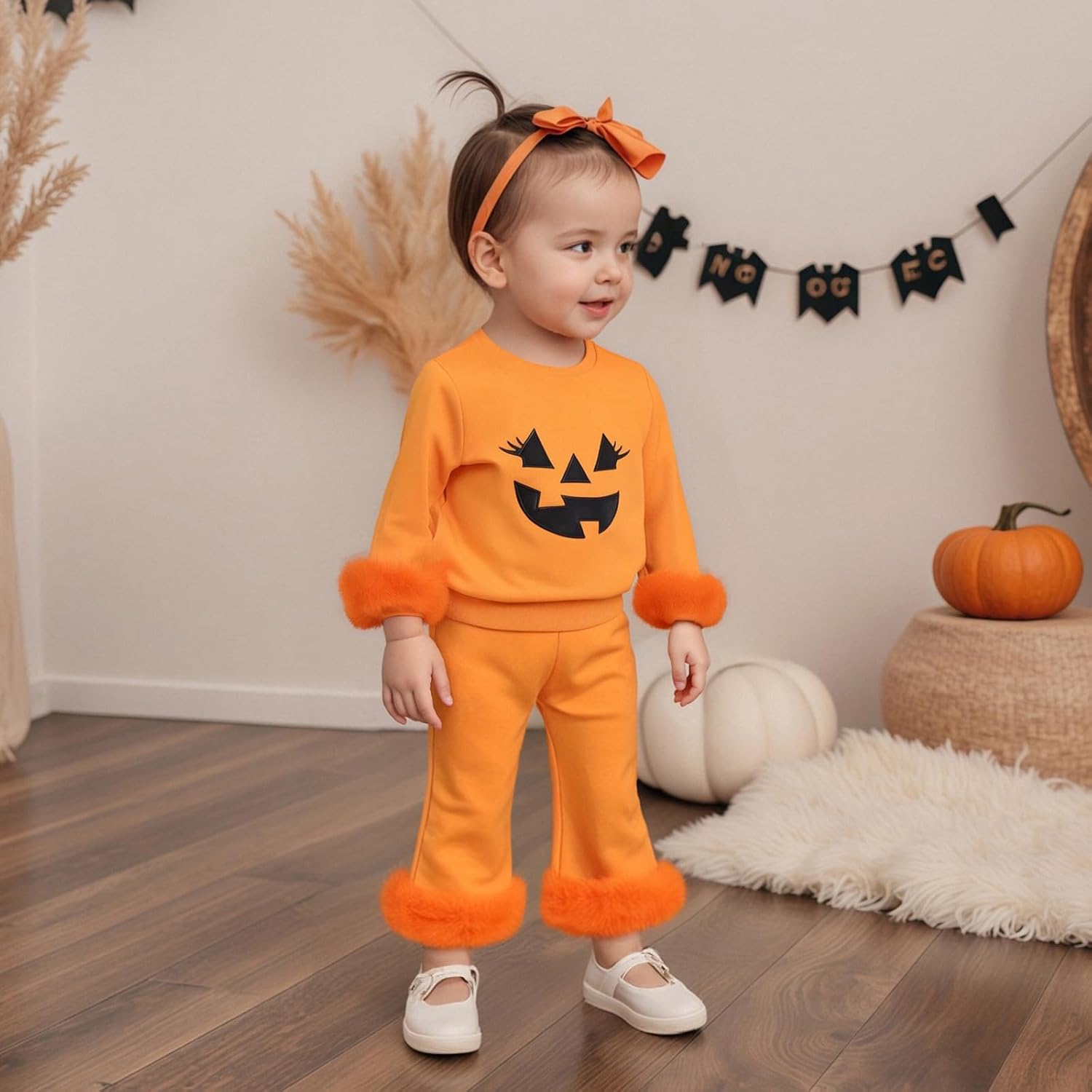 Detalle 2 de YINGISFITM Toddler Halloween Outfit, Cotton Blend