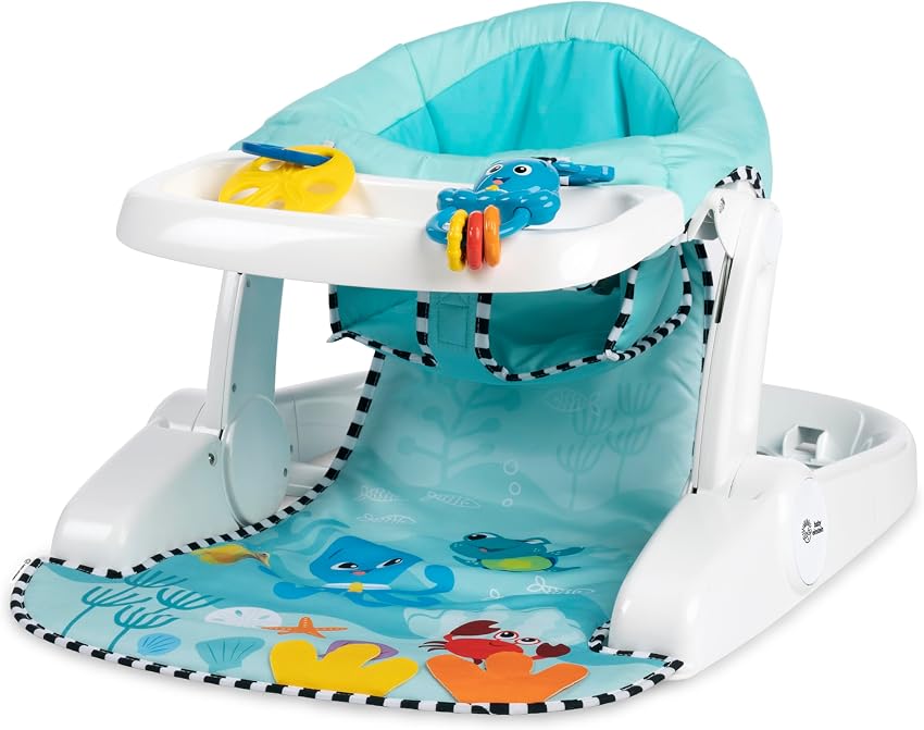 Detalle de Baby Einstein Sea of Support 2 en 1, con bandeja