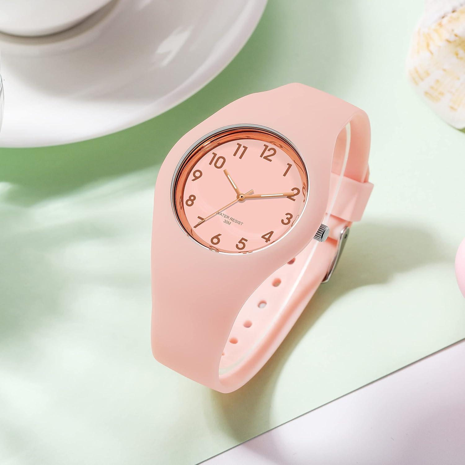 Thumbnail 6 de findtime Damen Armbanduhr Jelly – Quarz, Silikonarmband, 42 mm, 3ATM, buntes Süßigkeiten-Design