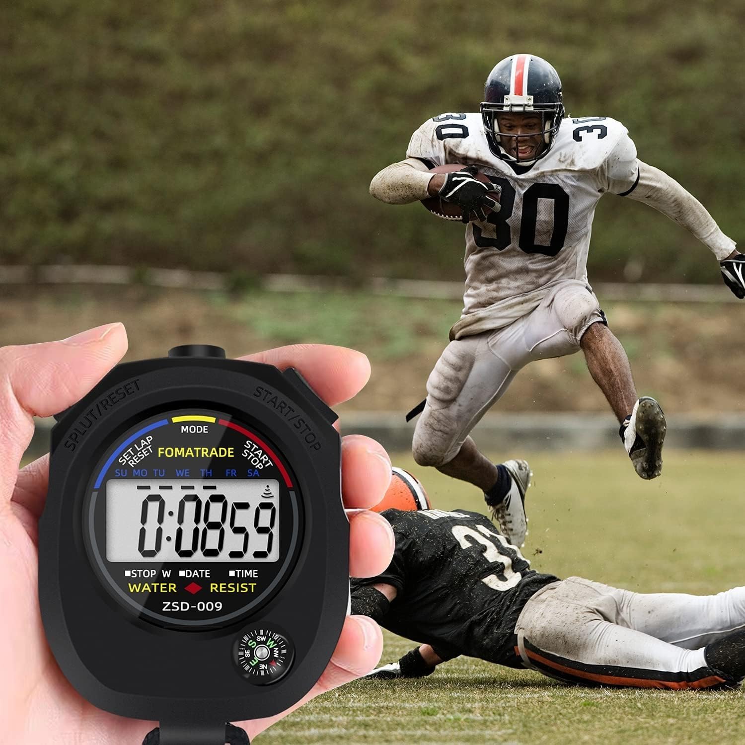 Detalle de Fomatrade digital stopwatch 8-pack
