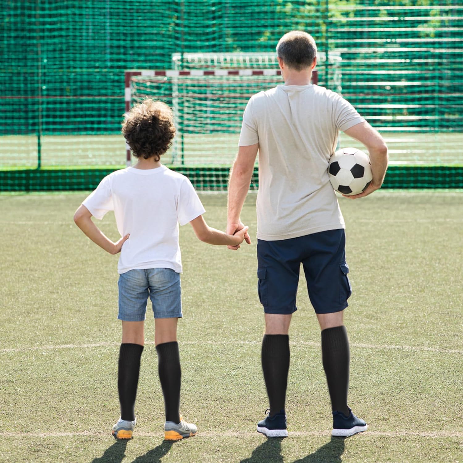 Thumbnail 1 de ARERWA Fußballsocken Kinder – Extra Lang, rutschfest und gepolstert für Outdoor-Sport