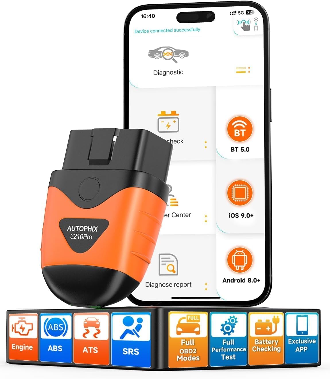 Detalle de AUTOPHIX 3210 PRO OBD2 Adapter mit Bluetooth