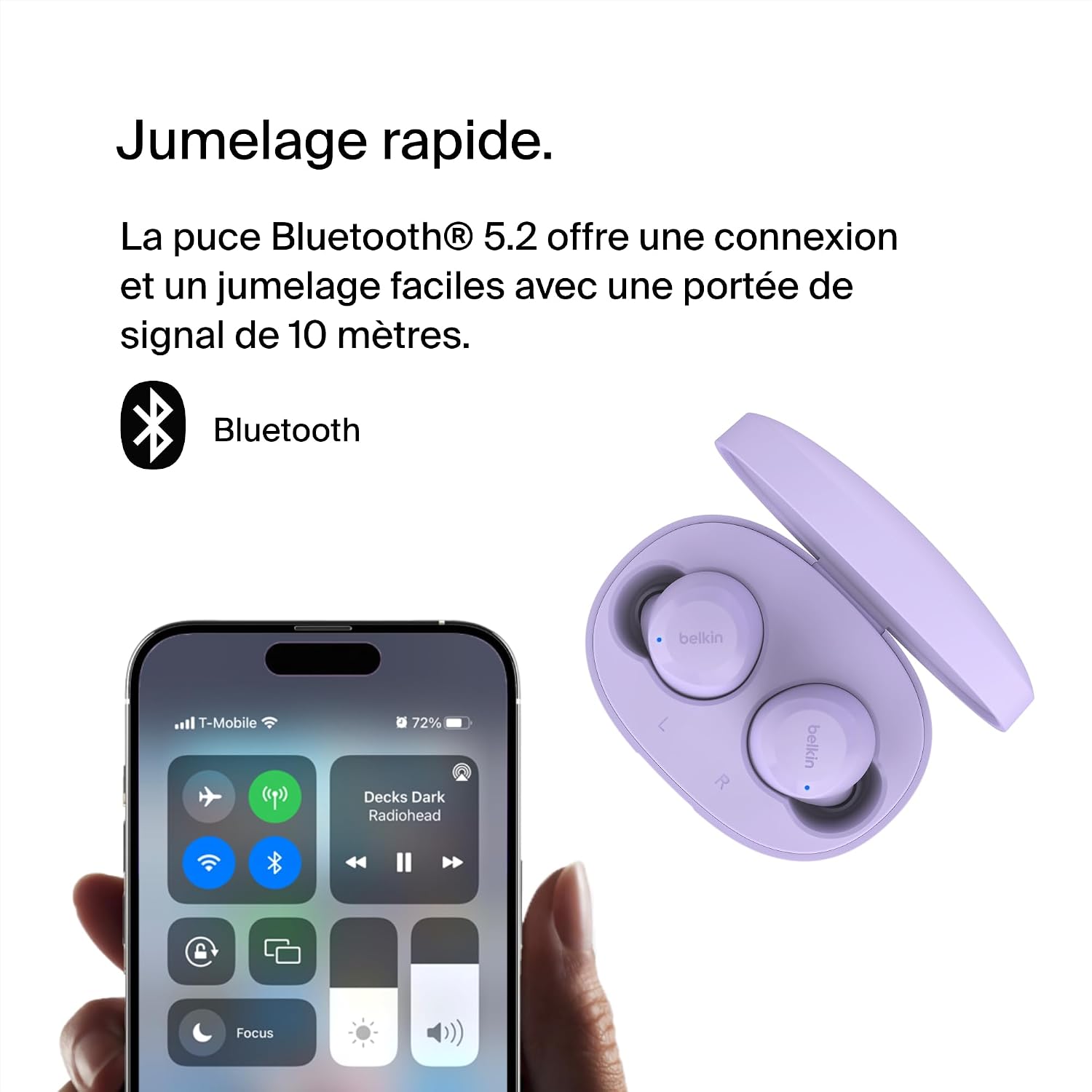 Detalle de Belkin SoundForm Bolt 28 h d'autonomie