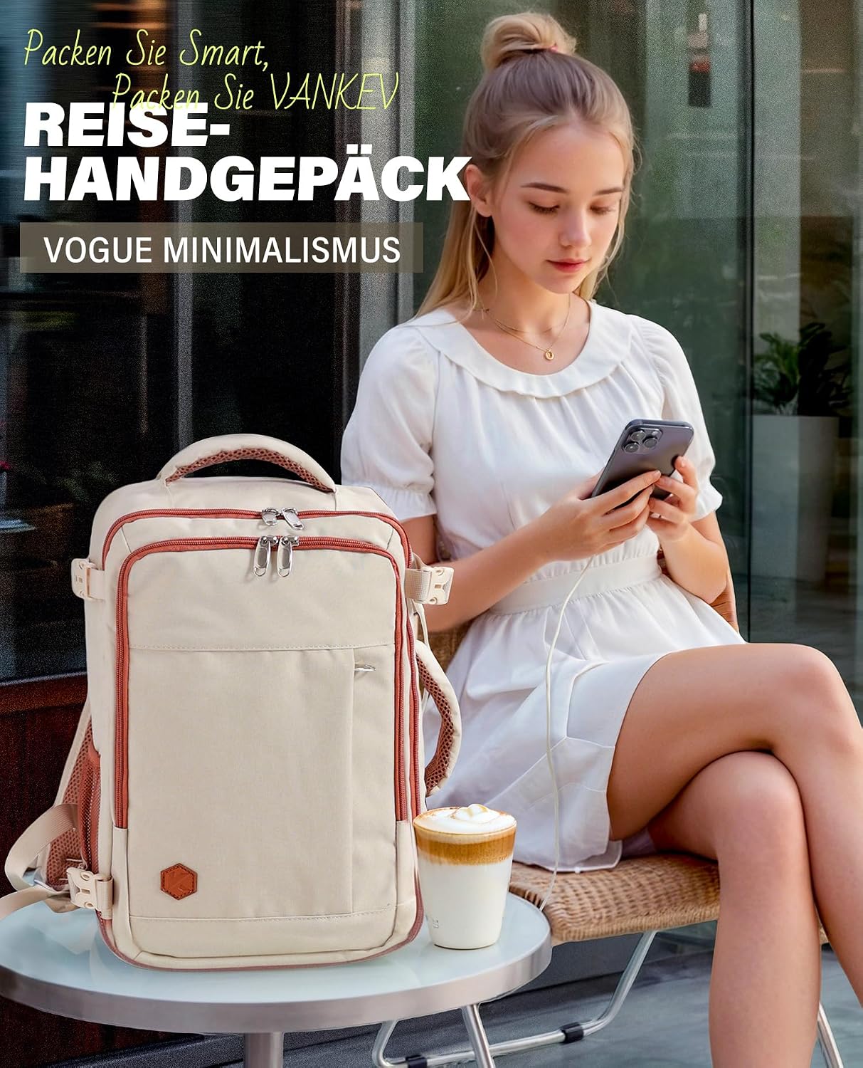 Thumbnail 1 de VANKEV Rucksack 30 L Handgepäck für Easyjet
