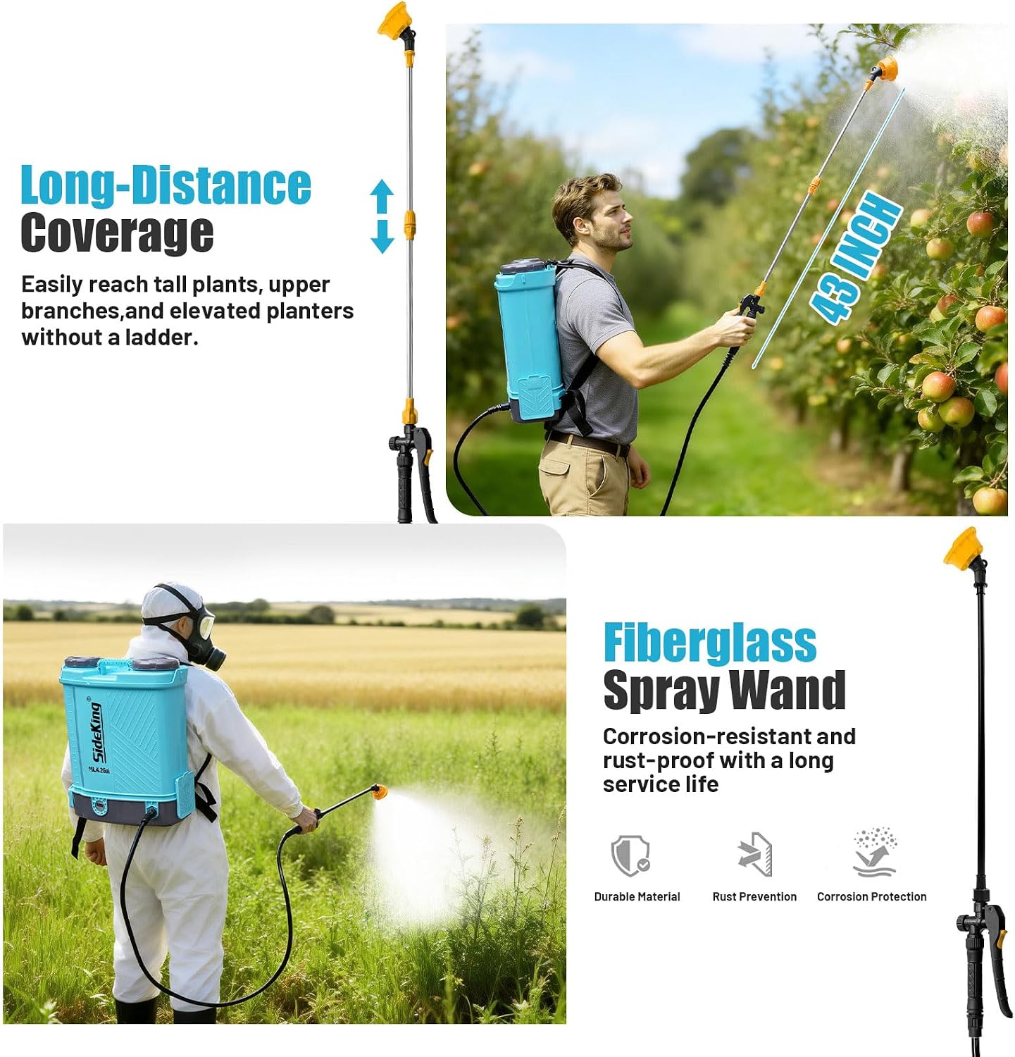 Thumbnail 3 de SideKing Knapsack Sprayer 16L electric