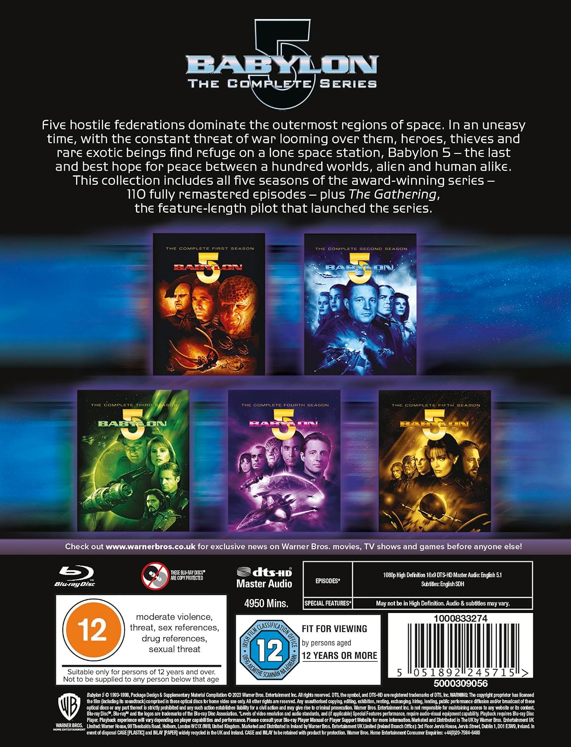 Detalle 1 de Babylon 5: The Complete Series Blu-ray – Region Free