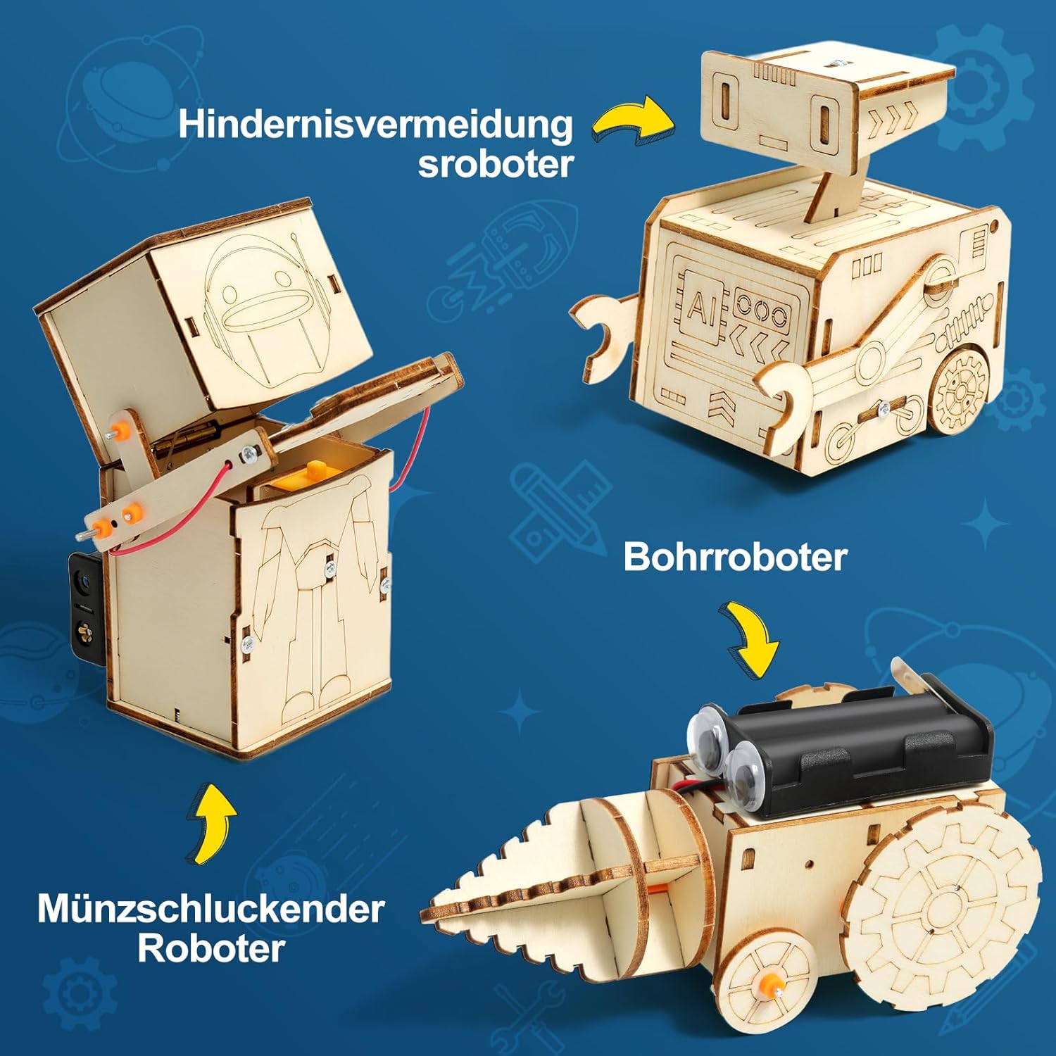 Detalle 2 de Roboter Elektronik Baukasten 6-in-1 đ€