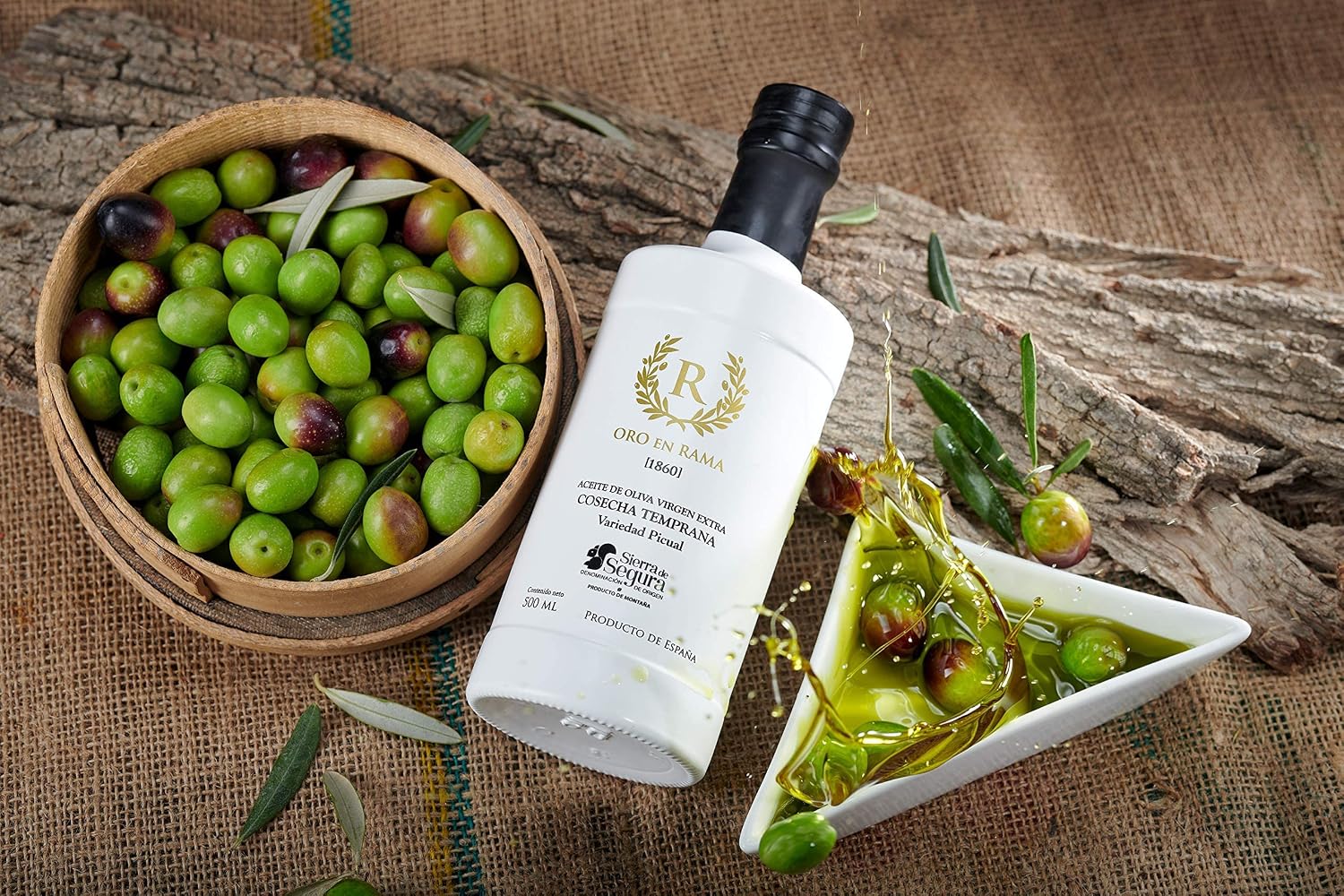 Detalle 1 de Oro en Rama 🌿 Aceite Picual DOP Sierra de Segura