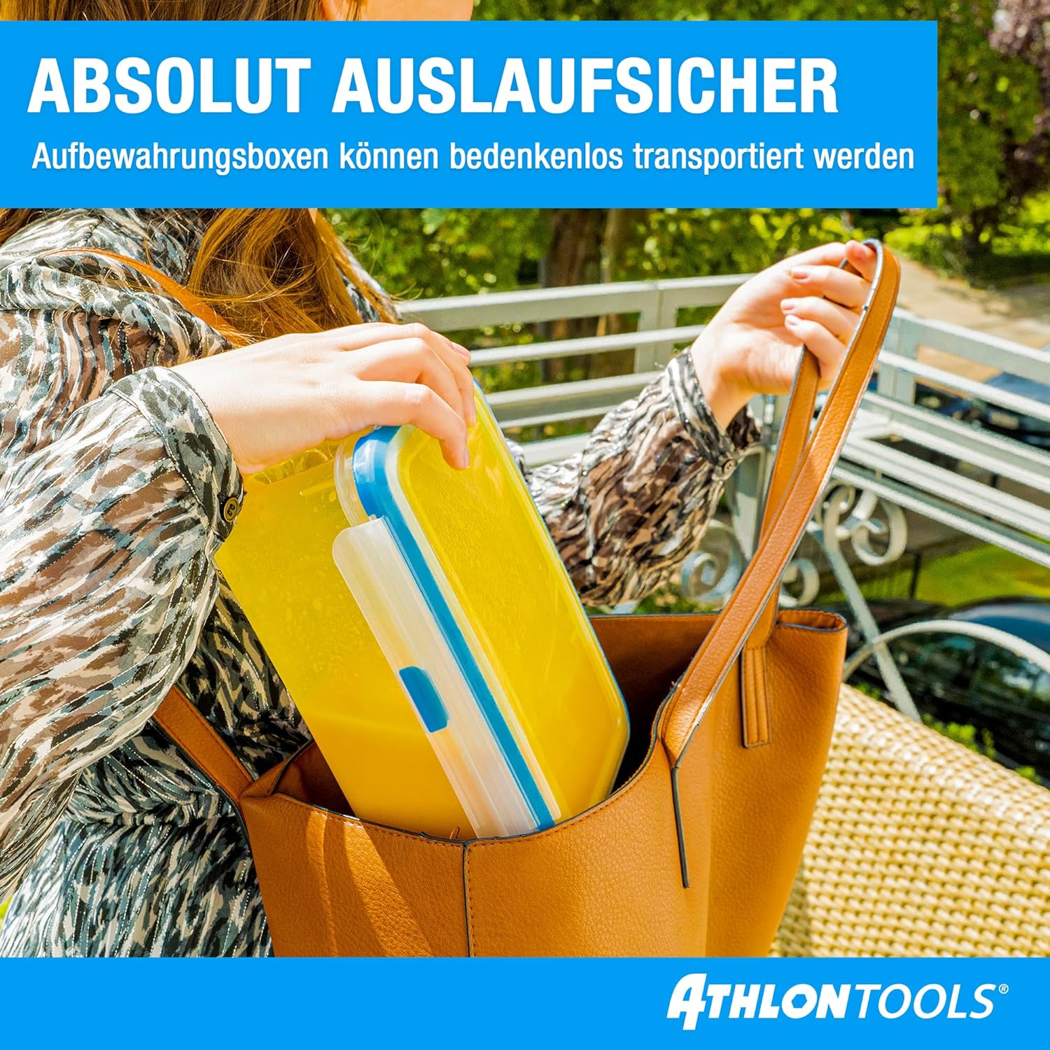 Thumbnail 2 de ATHLON TOOLS 4x 2L Frischhaltedosen-Set (Gastro-Qualität) – 100% luftdicht, auslaufsicher, BPA-frei, für Kühlschrank