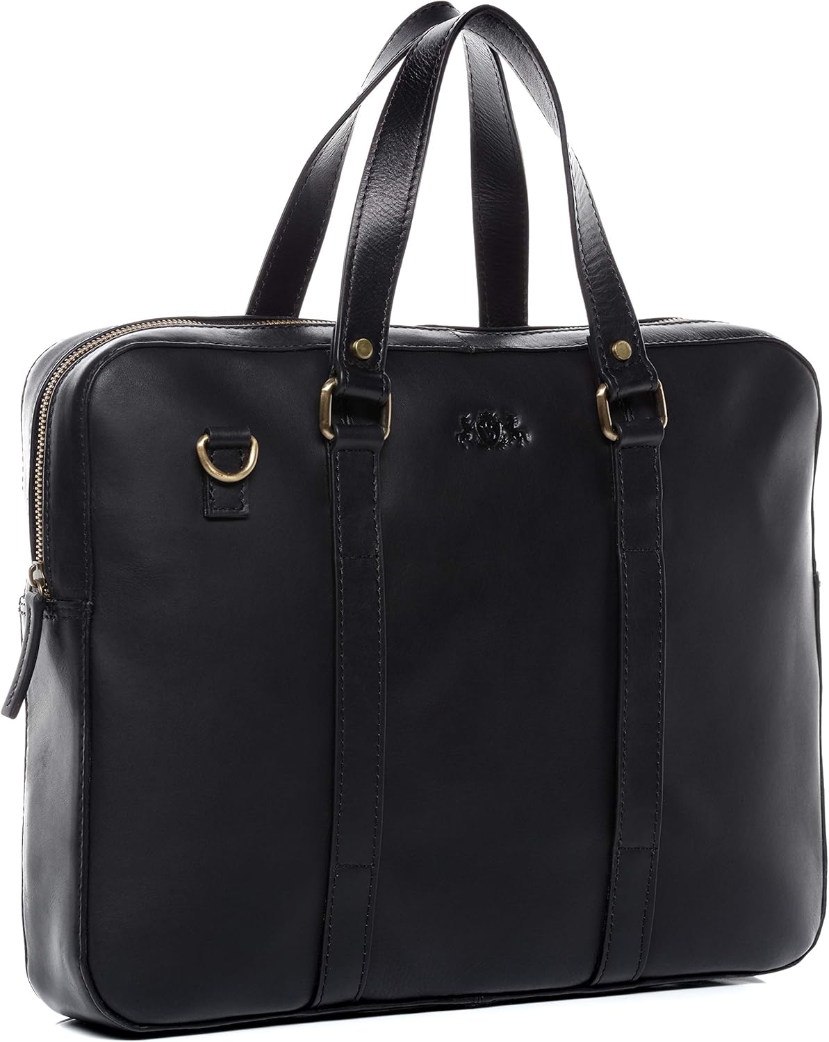 Thumbnail 3 de SID & VAIN Maguire Medium Laptop Bag — Real Leather Briefcase for 15.4in Laptops