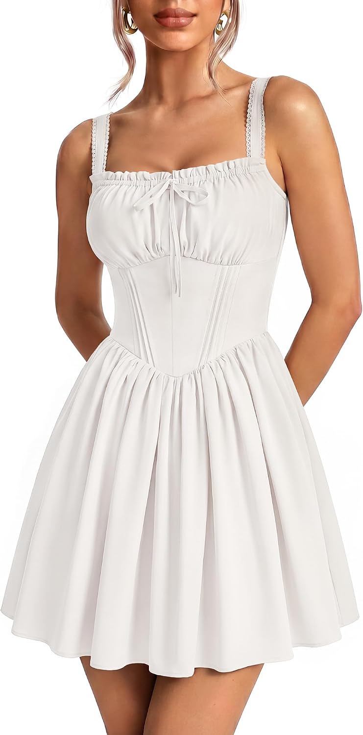 Detalle de Scarlet Darkness Corset Mini Dress