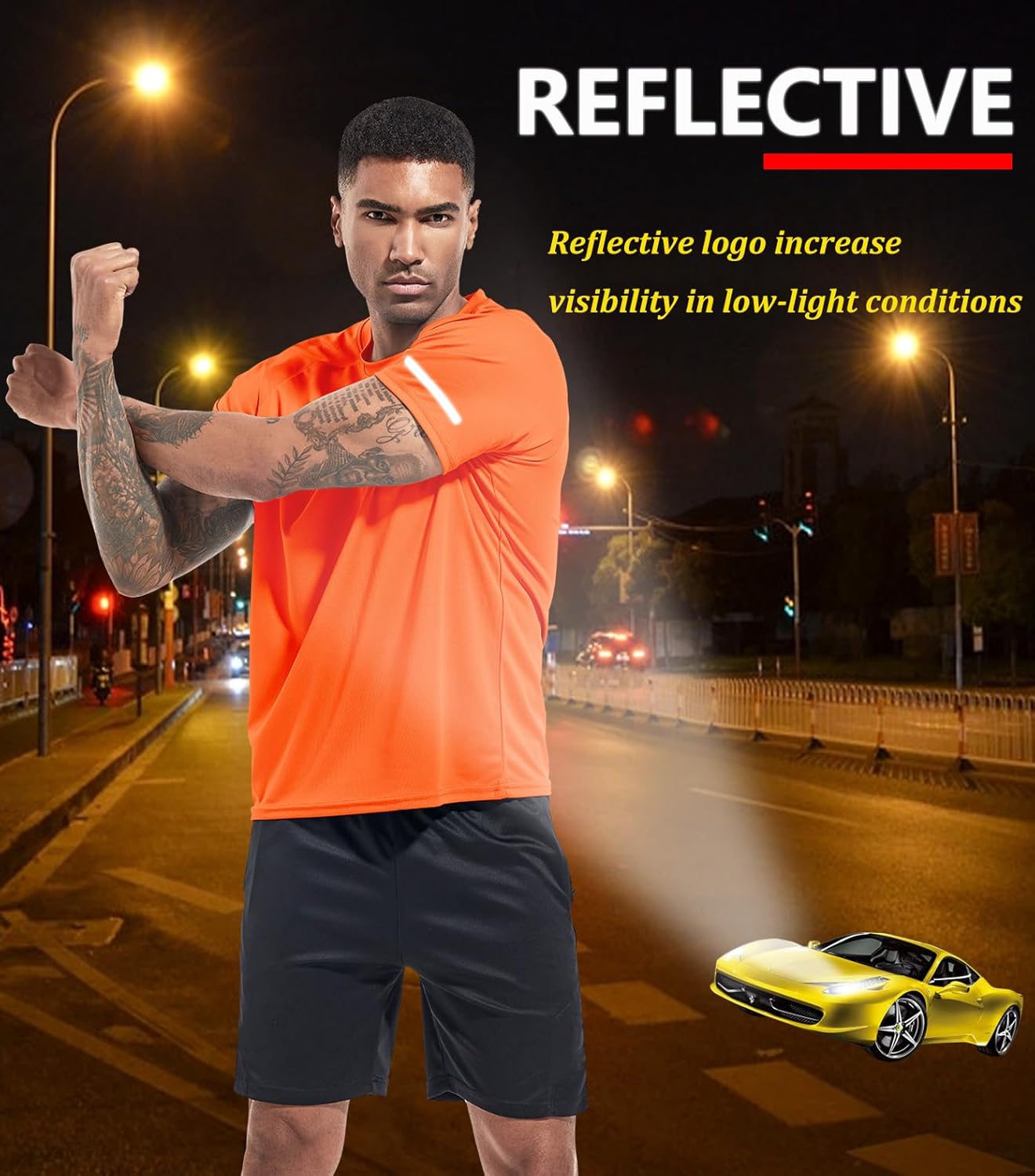 Thumbnail 3 de Boyzn Men's Workout Shirts – Dry Fit Moisture Wicking Short Sleeve Tees (1, 3, 5 or 7 Pack)