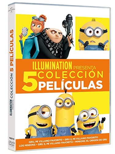 Detalle de Minions 1-2 + Gru: Mi villano favorito 1-3 DVD 🎥