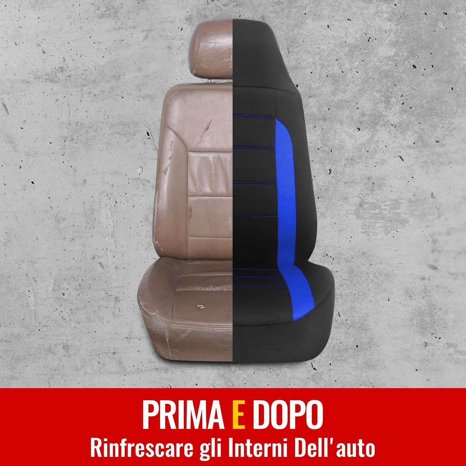 Detalle 2 de AUTOYOUTH Coprisedili auto universali anteriori con airbag, fianchi elasticizzati e antiscivolo