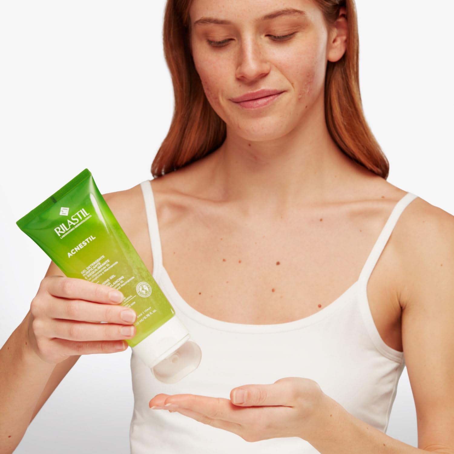 Thumbnail 1 de Rilastil Acnestil Gel Detergente Purificante e Riequilibrante per Pelli Miste Grasse con Tendenza Acneica