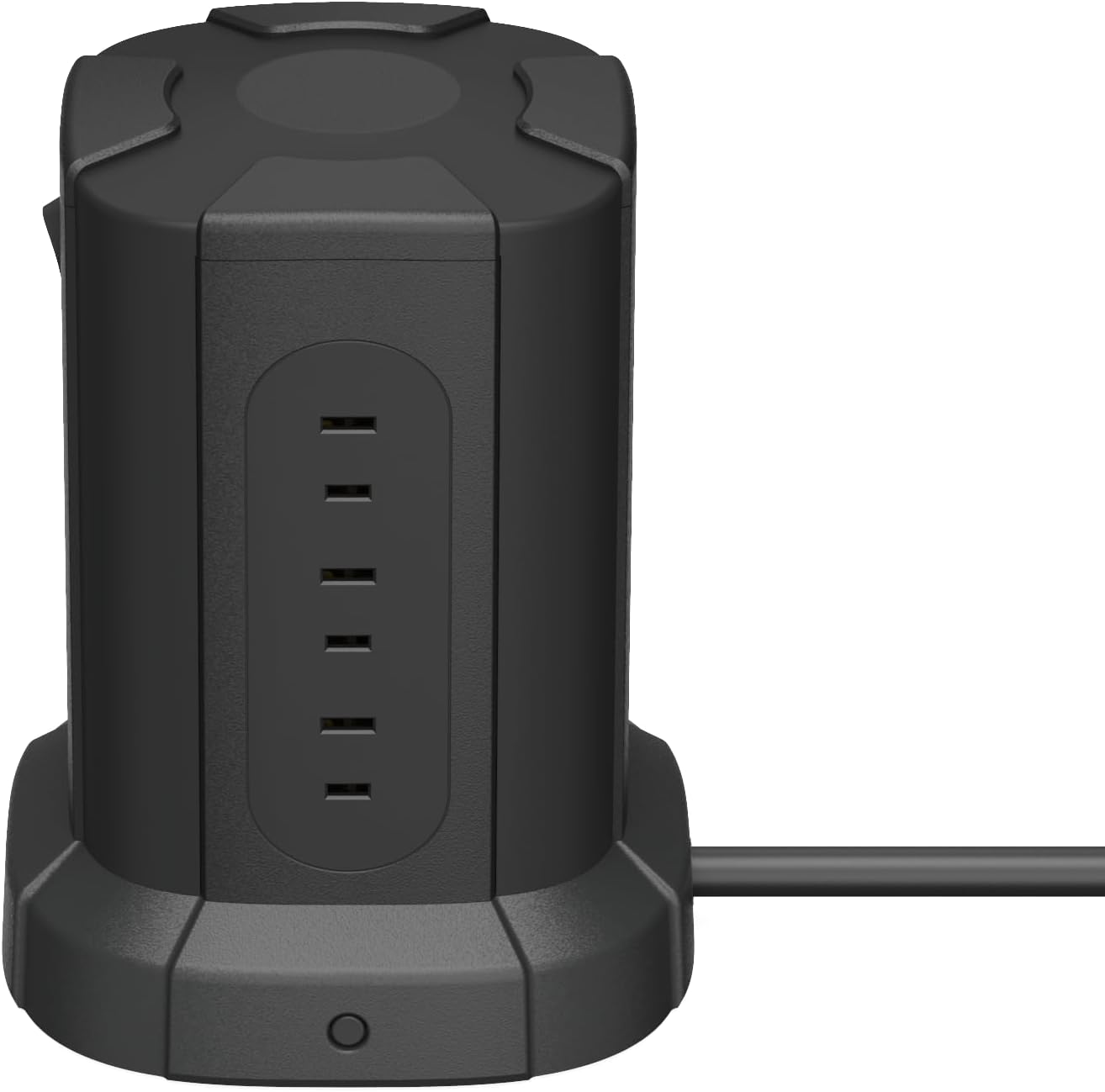Detalle 2 de Amazonベーシック SJA907 八角形電源タップタワー 9口・USB-A・USB-C・15A