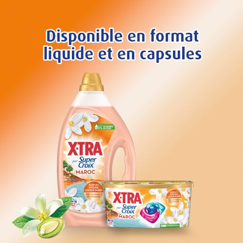 Thumbnail 6 de XTRA par Super Croix - Lessive Liquide parfumée Fleur d'Oranger & Lait d'Amande, 42 lavages, efficacité dès 20°C