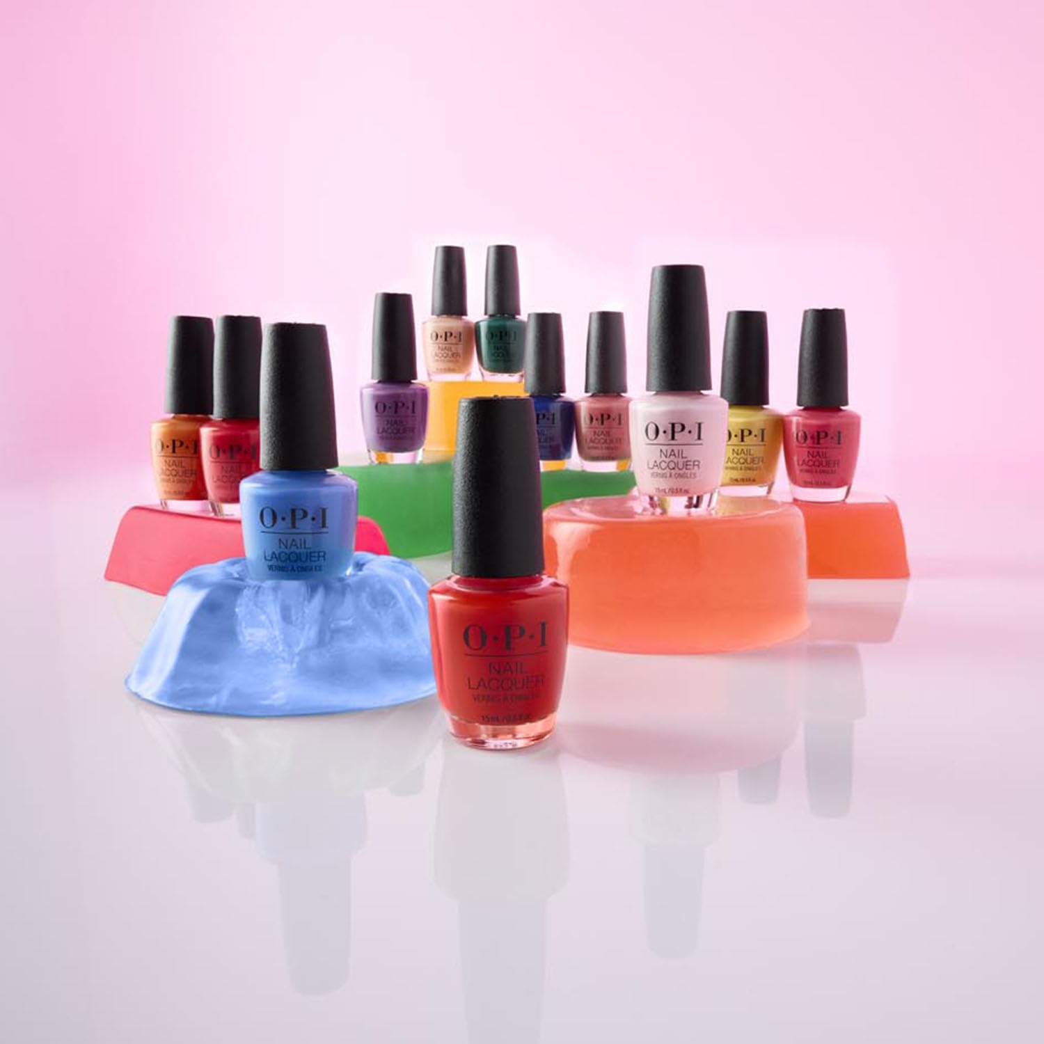 Thumbnail 4 de OPI Nail Lacquer Collezione Make 'Em Jelly – Blushin’ Pride (n. 48.091), smalto rosso brillante e resistente alle sbeccature