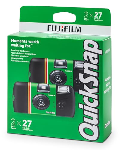 Thumbnail 1 de Fujifilm QuickSnap Flash 400 One-Time-Use Camera - 2 Pack (instax)